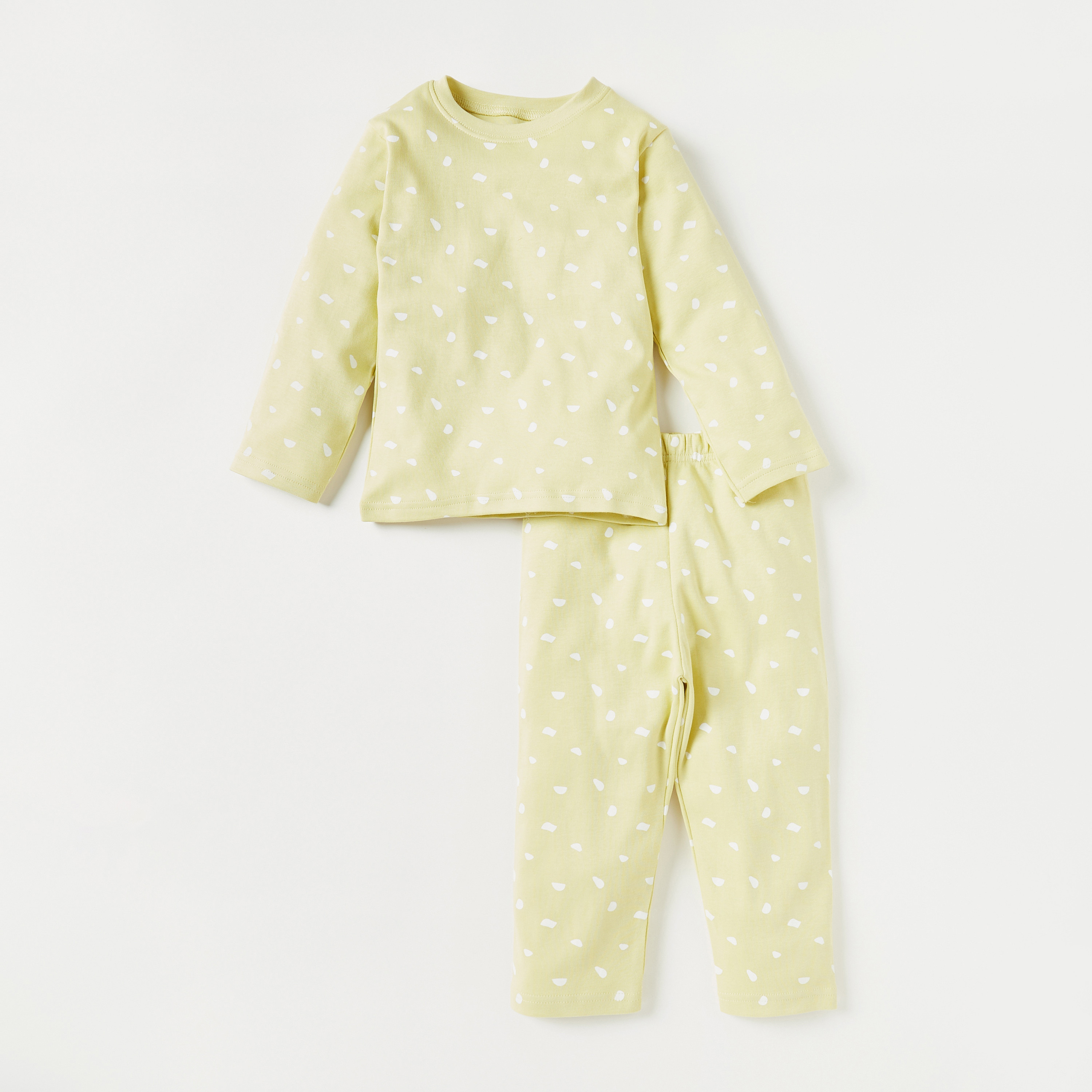 طقم بنطلون بيجاما وتيشيرت بطبعات من جونيورز-baby-boys-clothing-nightwear-pyjamasets-image-1