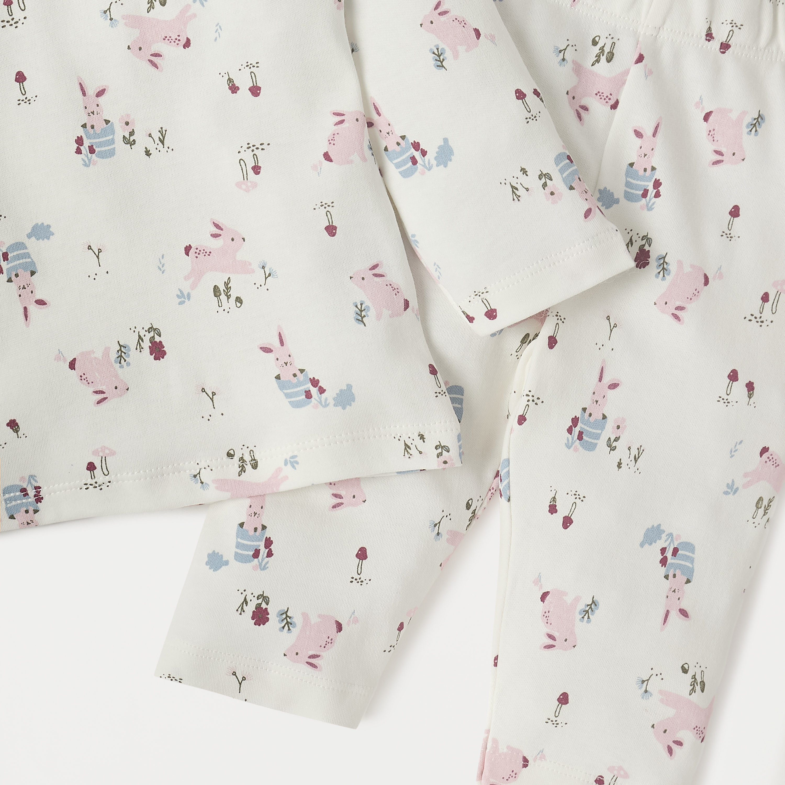 Juniors Printed Long Sleeves T-shirt and Pyjama Set-baby-girls-clothing-nightwear-pyjamasets-image-5