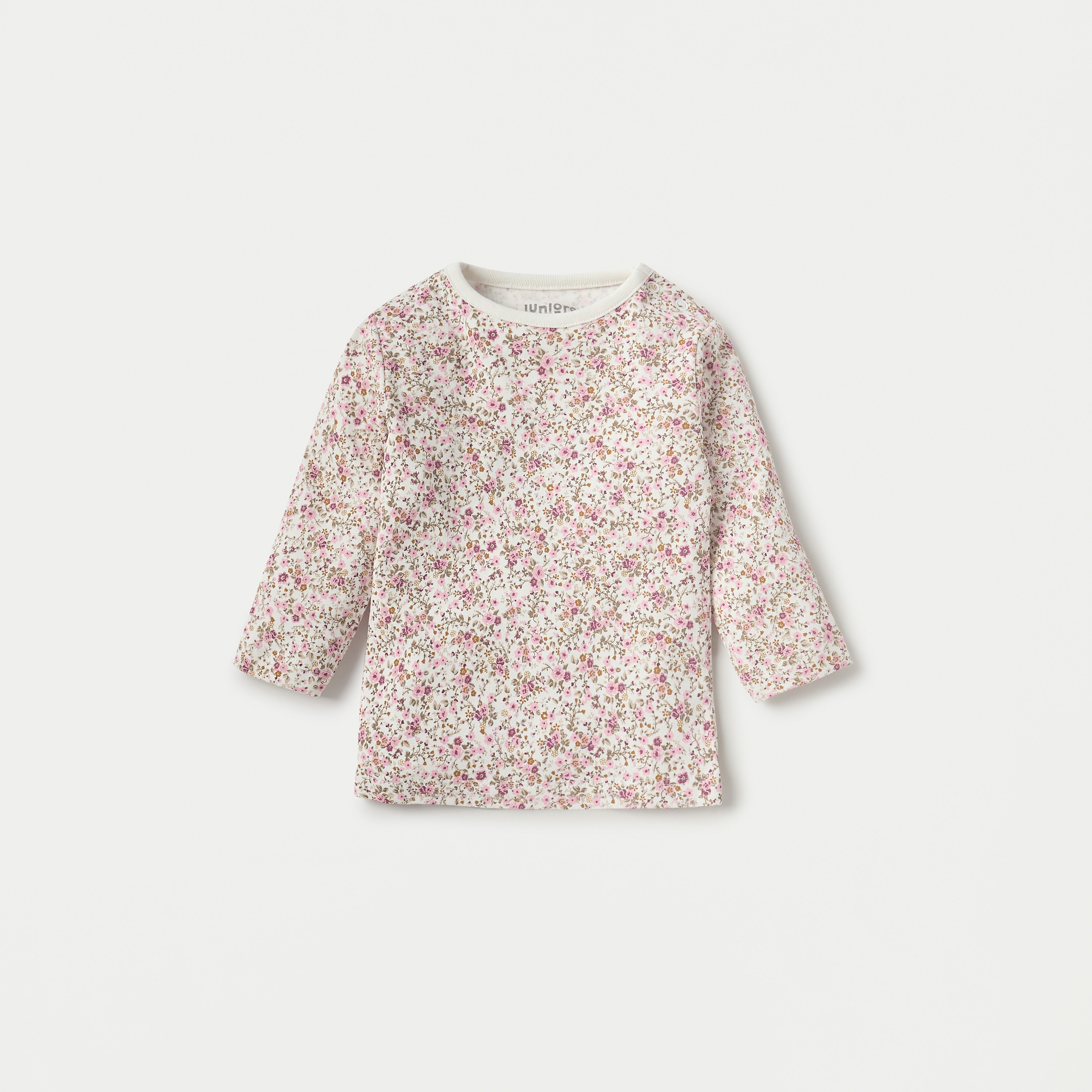 طقم بنطلون بيجاما وتيشيرت بأكمام طويلة وطبعات من جونيورز-baby-girls-clothing-nightwear-pyjamasets-image-2