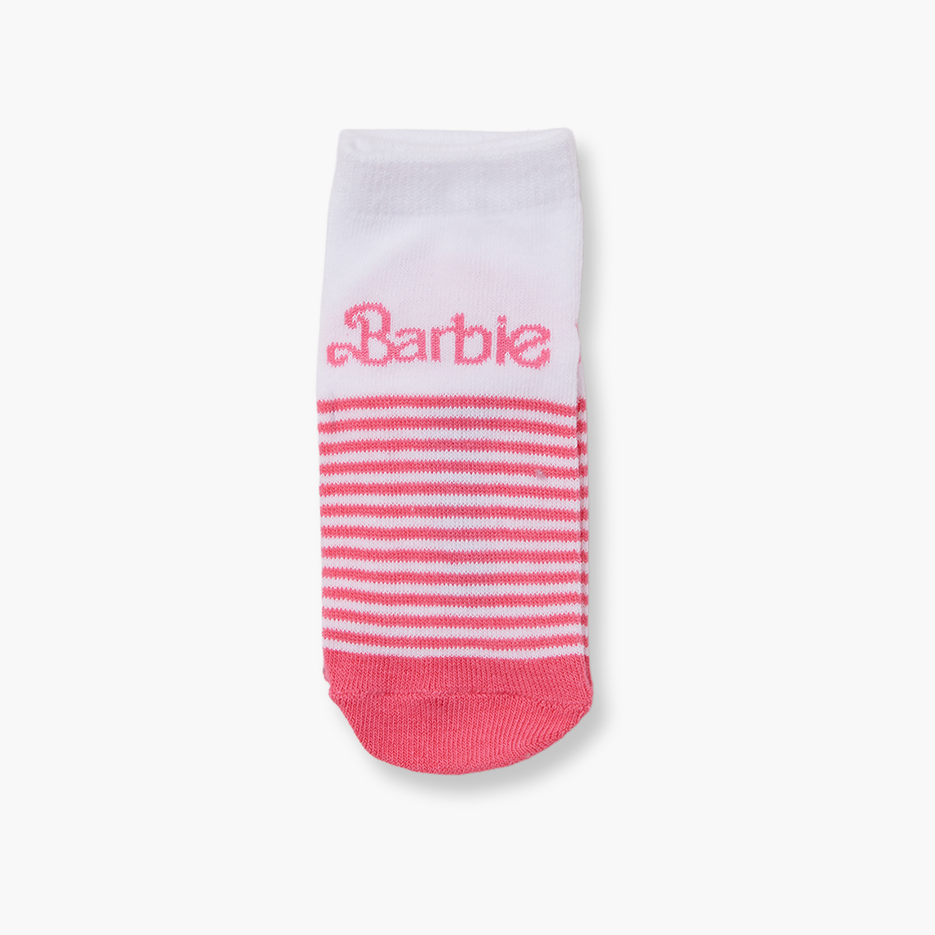 جوارب كاحل قطنية مطبوعة 3 أزواج من باربي-girls-accessories-socks-image-2