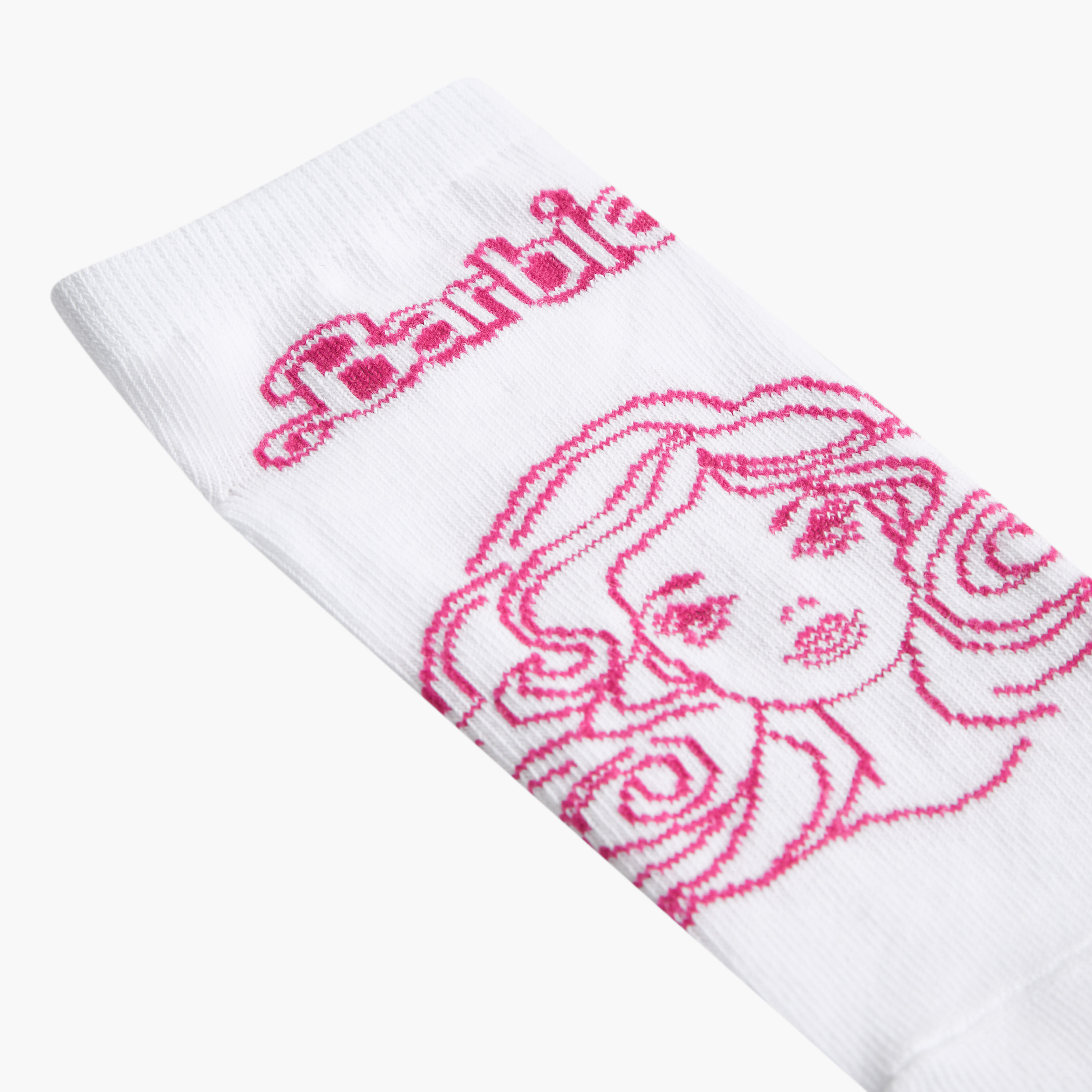 Barbie Print Non-Terry Ankle Length Socks - Set of 5-girls-accessories-socks-image-4