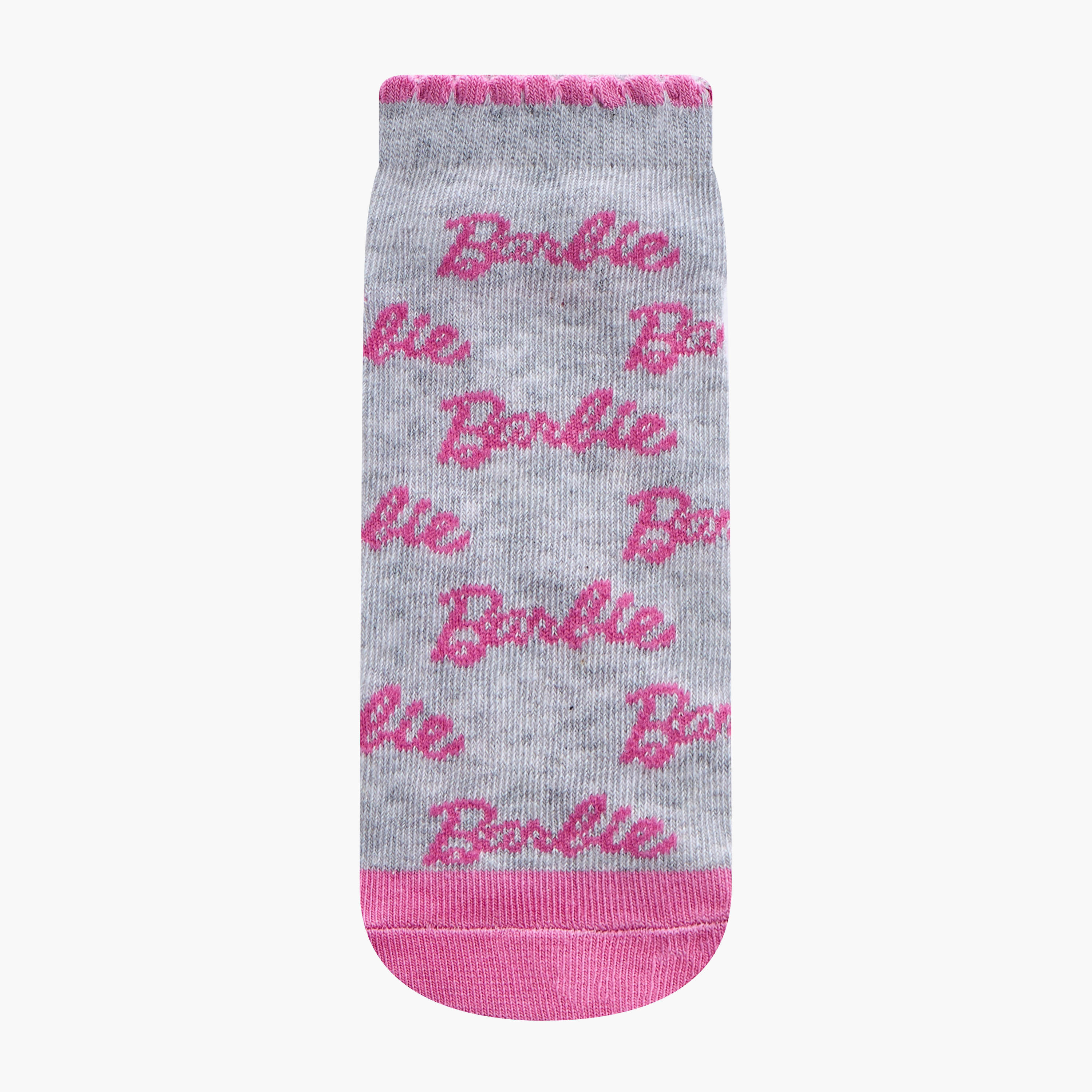 Barbie Girls Assorted Ankle Length Socks - Set of 5-girls-accessories-socks-image-2
