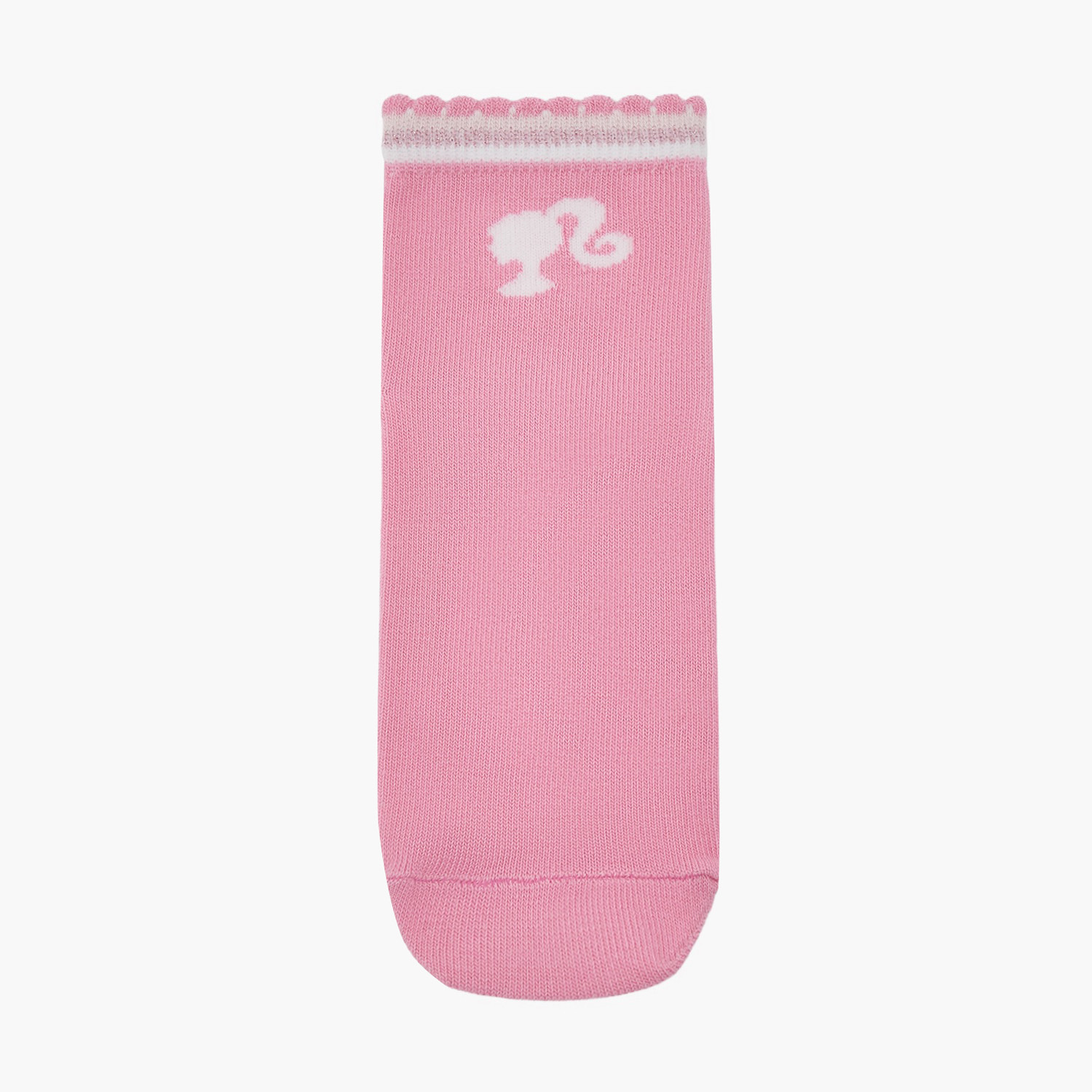 Pack of 5 Barbie Girls Ankle Length Socks with Barbie Print-girls-accessories-socks-image-5