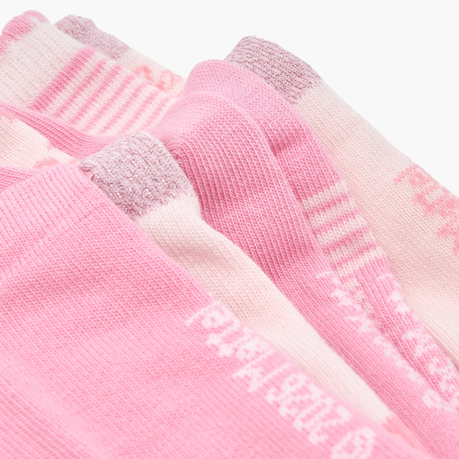 Pack of 5 Barbie Girls Ankle Length Socks with Barbie Print-girls-accessories-socks-image-9