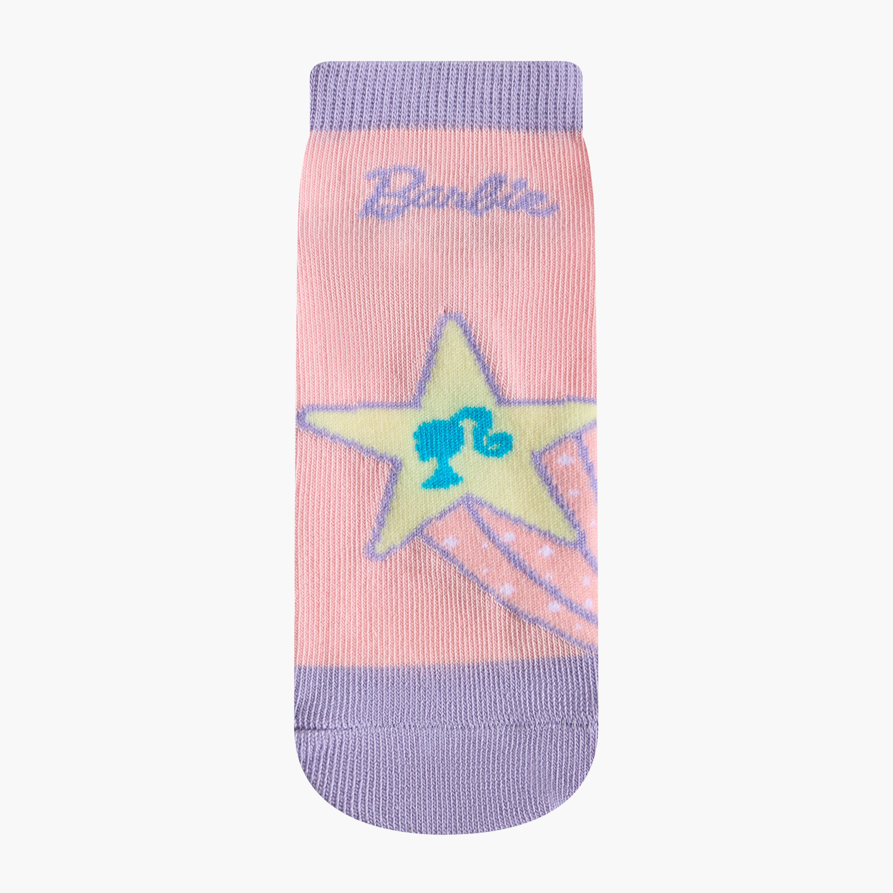 طقم من 5 - جوارب طول الكاحل بطبعات للبنات من باربي-girls-accessories-socks-image-2