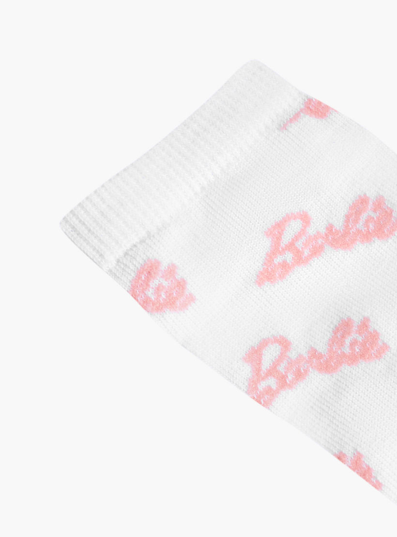 طقم من 5 - جوارب طول الكاحل بطبعات للبنات من باربي-girls-accessories-socks-image-5