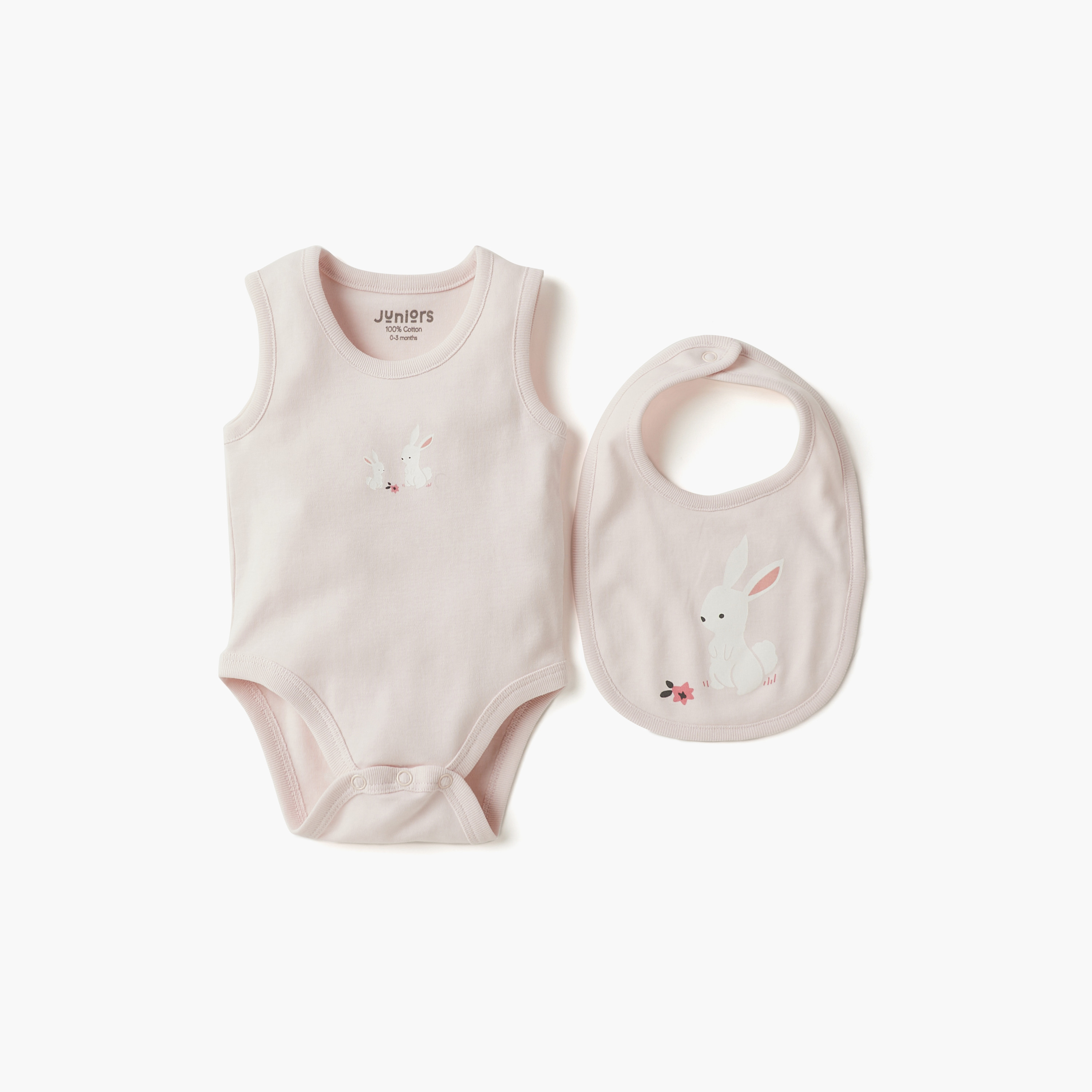 Juniors Bunny Print 4-Piece Clothing Gift Set-baby-girls-clothing-setsandcoords-image-3