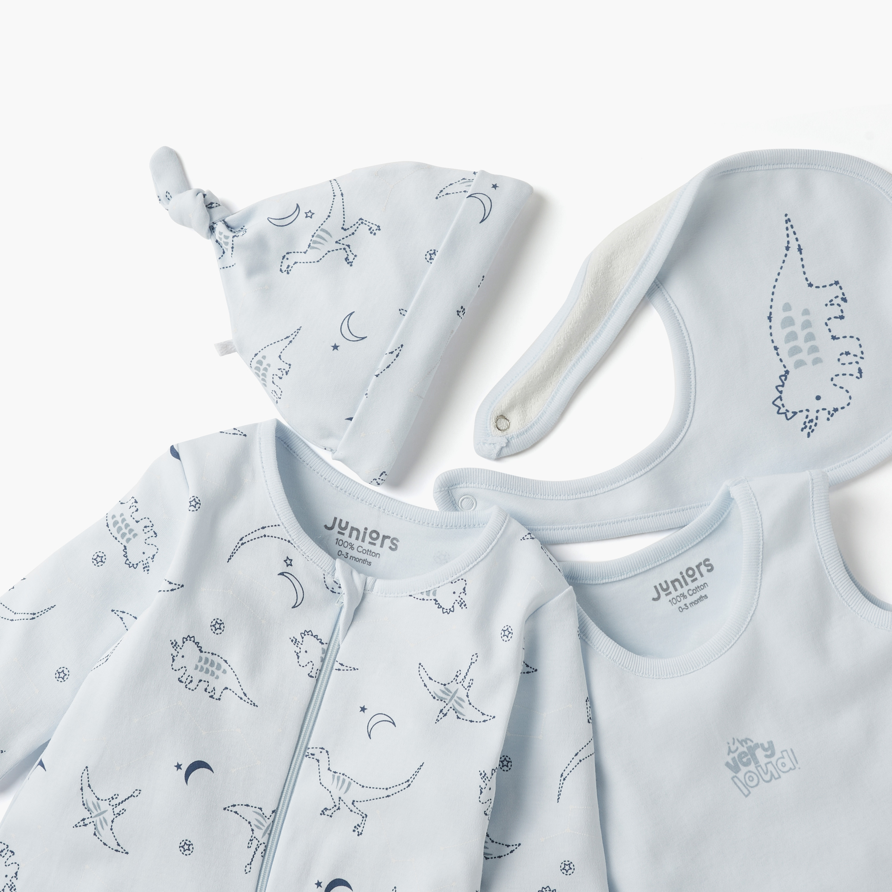 Juniors 4-Piece Dinosaur Print Clothing Gift Set-baby-boys-clothing-multipacks-image-4
