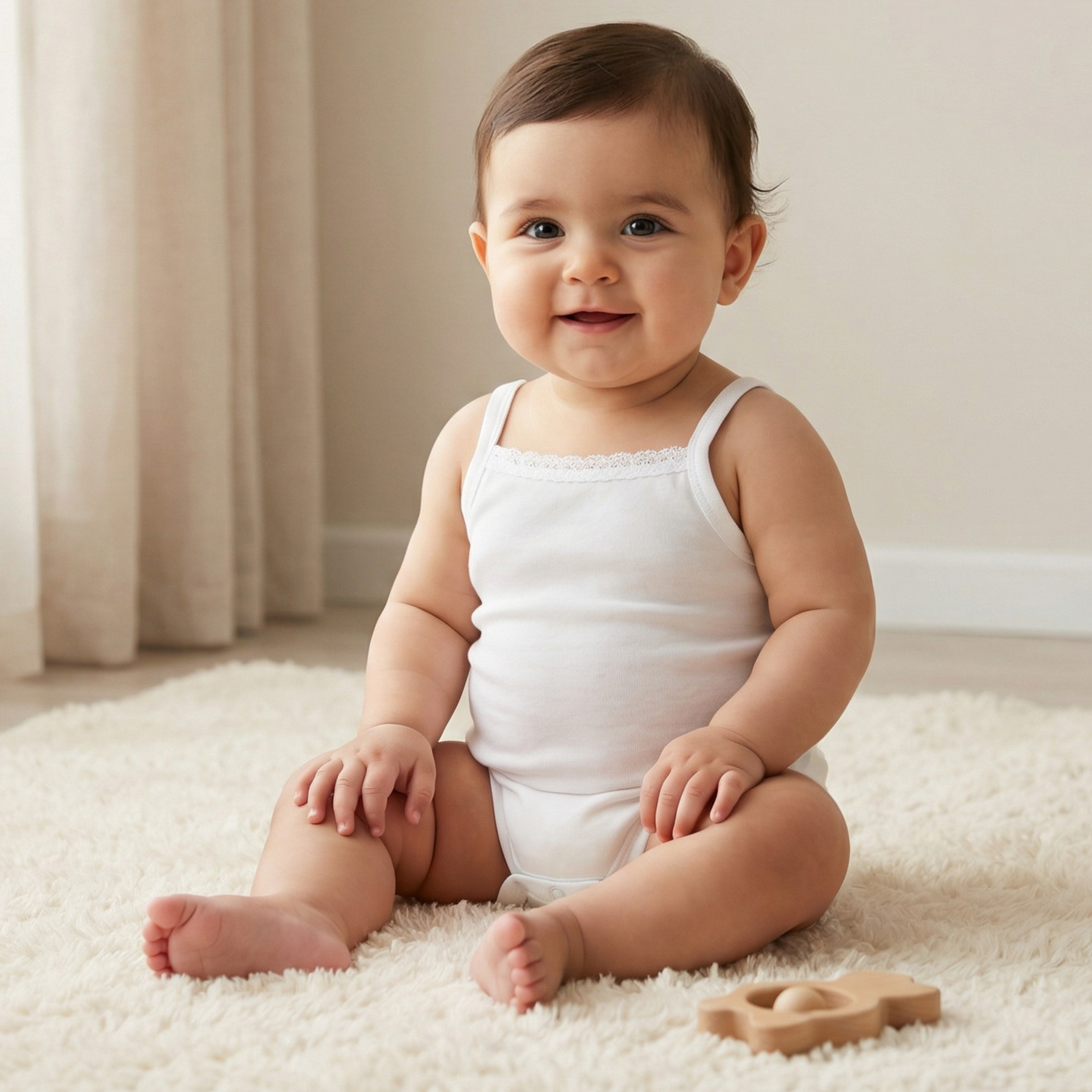 بودي سوت سادة دون أكمام من جيجلز - طقم من 5 قطع-baby-boys-clothing-bodysuits-image-7