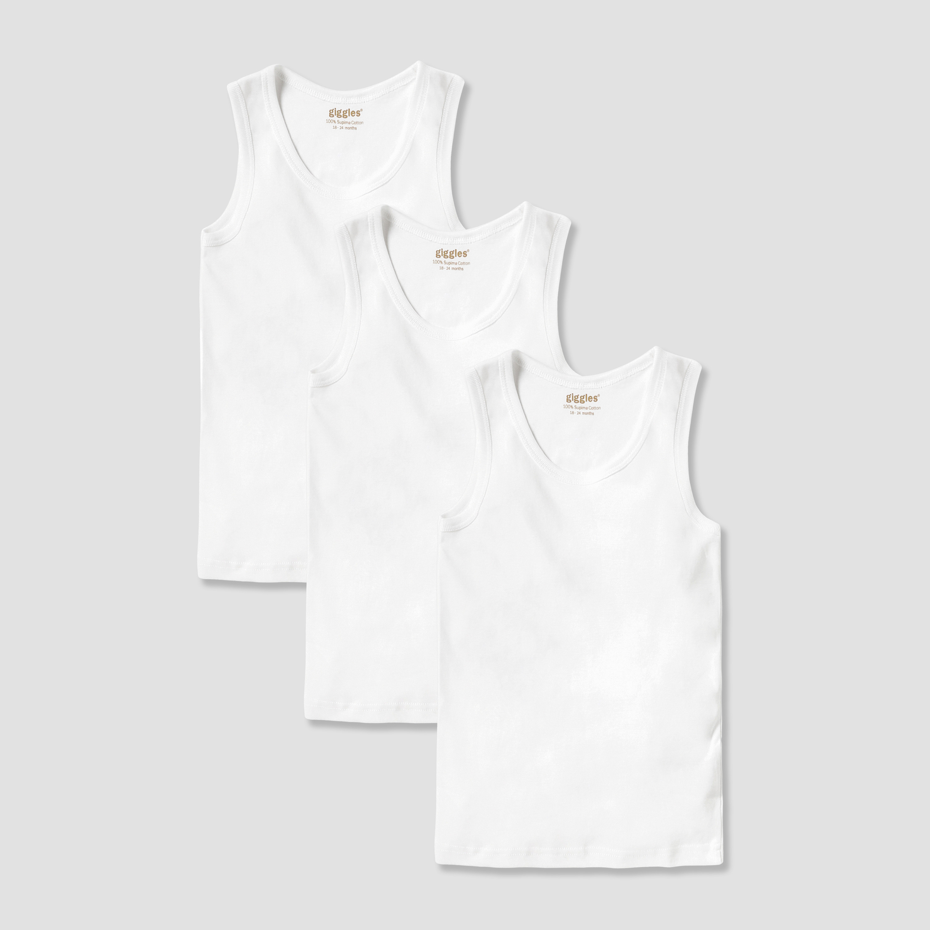 Giggles Solid Sleeveless Vest - Set of 3-baby-boys-clothing-multipacks-image-1