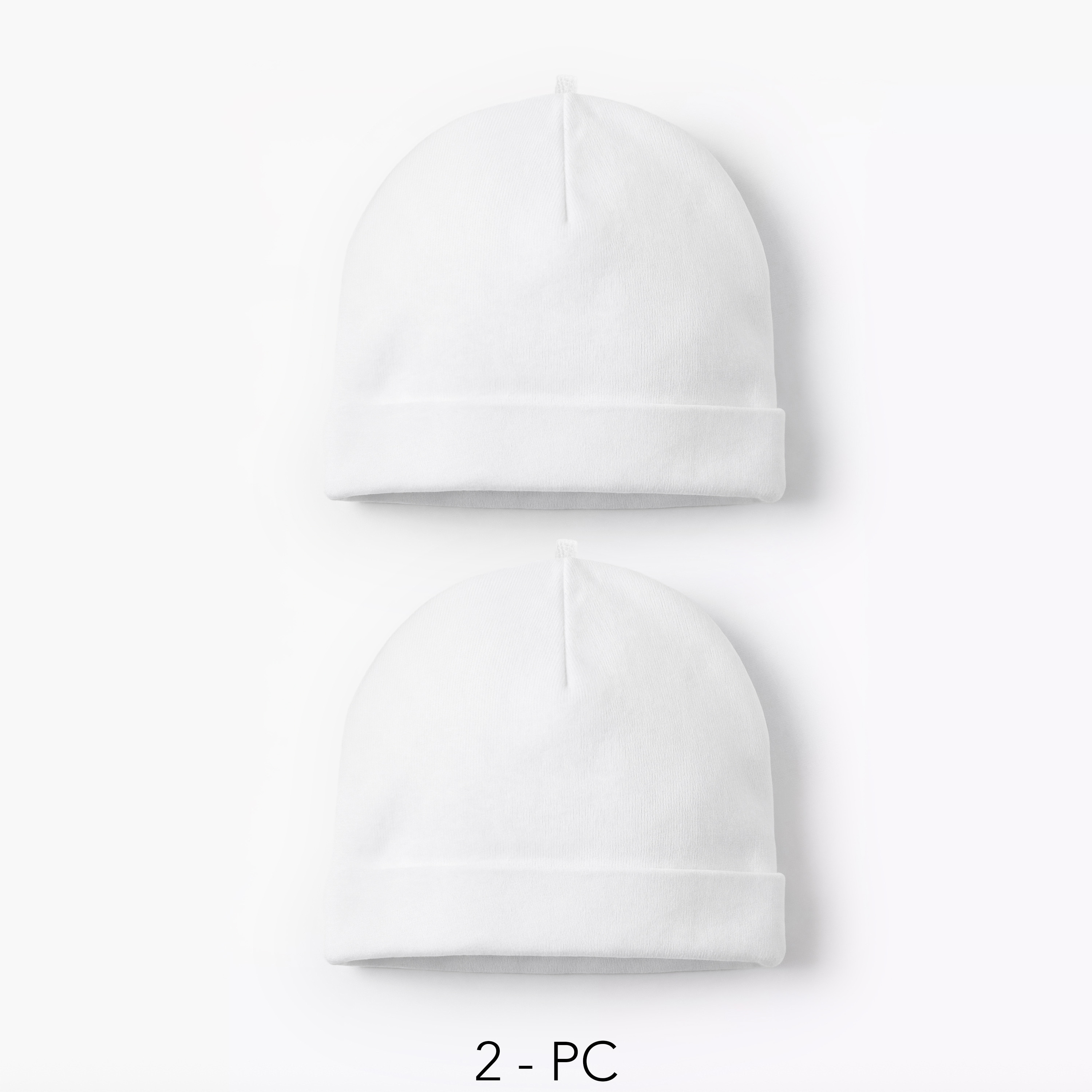 كابات سادة من جيجلز - طقم من قطعتين-baby-boys-accessories-caps-image-1