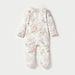 Juniors Floral Print Long Sleeves Sleepsuit with Button Closure-Sleepsuits-thumbnail-3