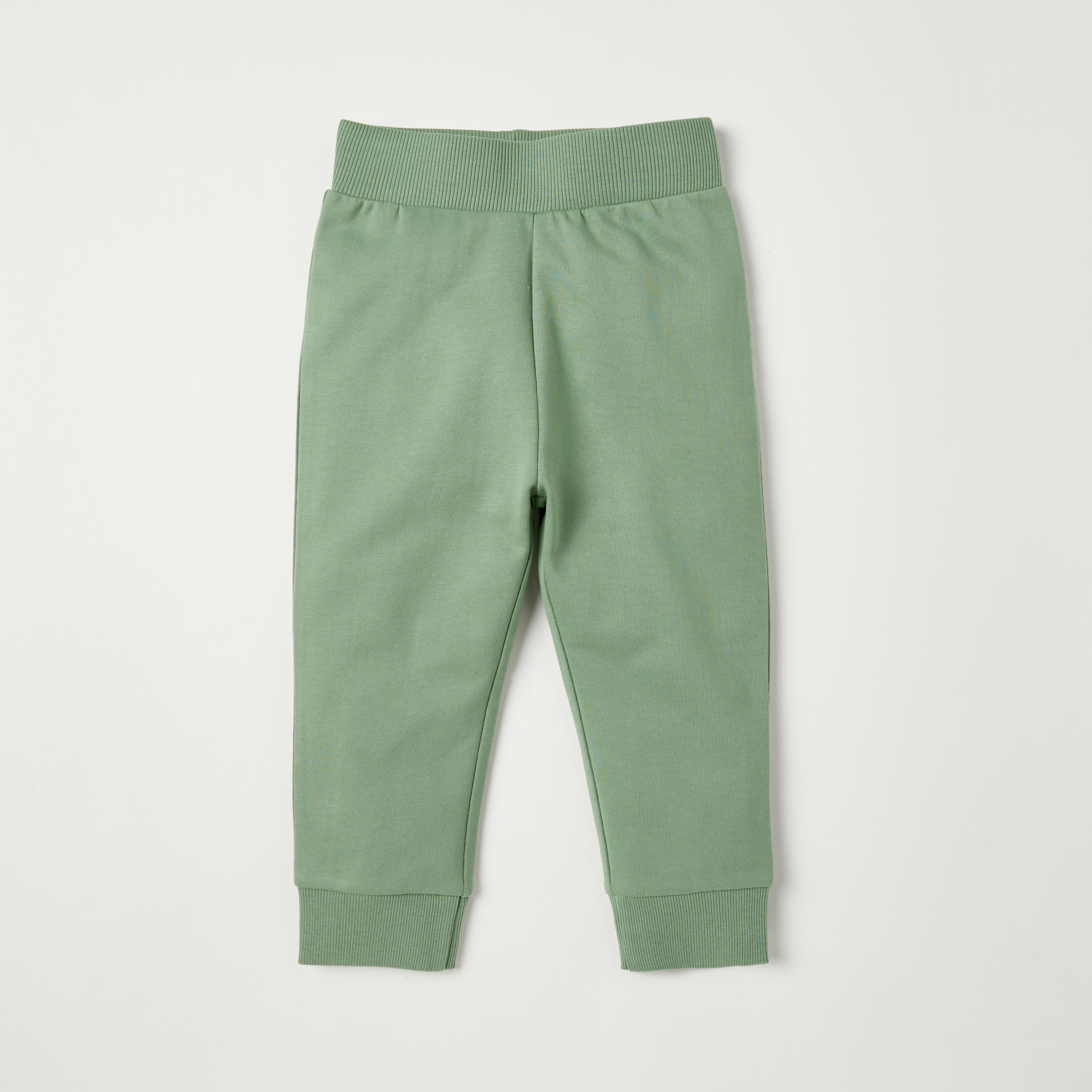 بنطلونات رياضية سادة بخصر مطاطي من جونيورز - طقم من قطعتين-baby-boys-clothing-multipacks-image-2