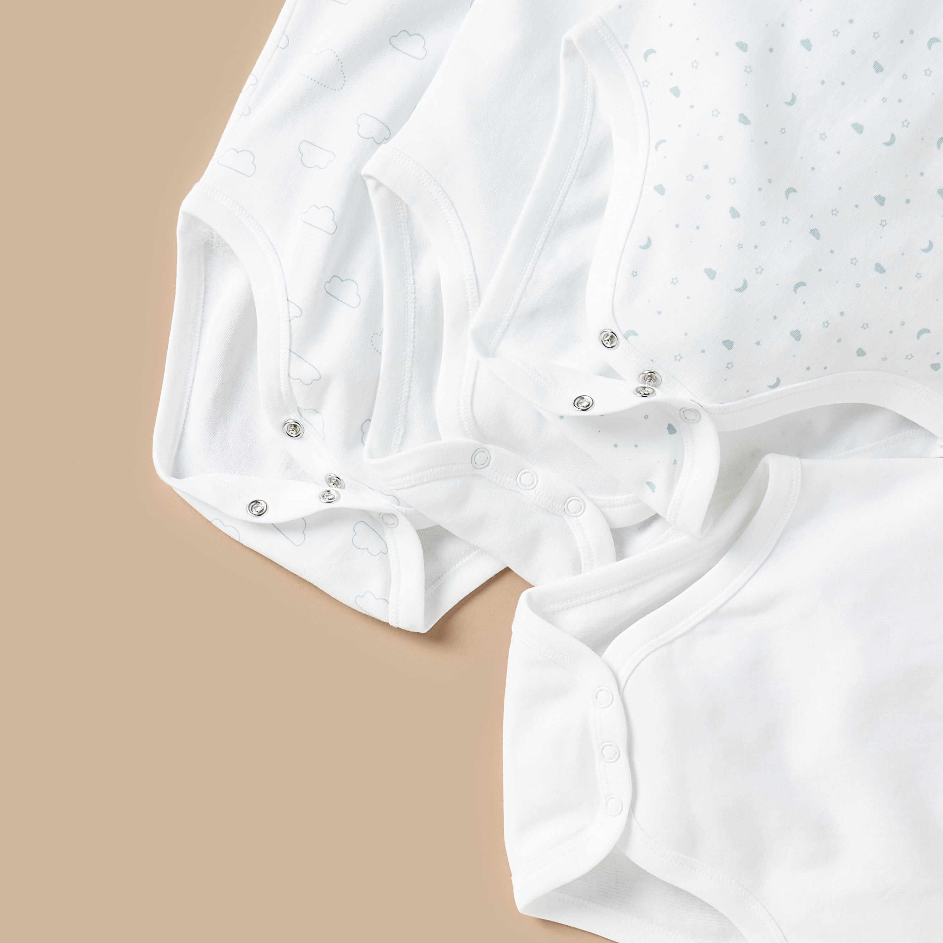 بودي سوت دون أكمام بطبعات من جونيورز - طقم من 10 قطع-baby-boys-clothing-bodysuits-image-4