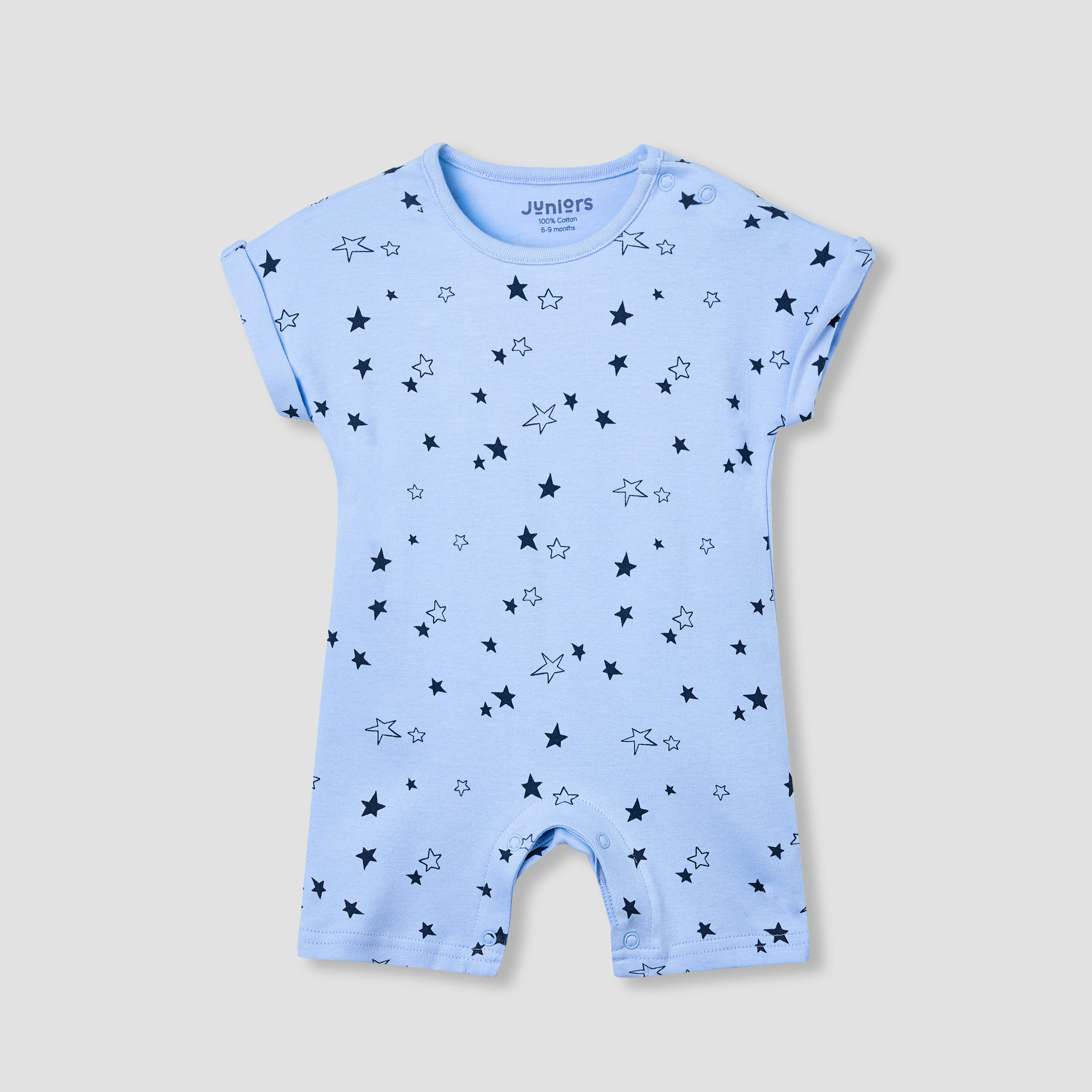 أفرول بأكمام قصيرة وطبعات من جونيورز - طقم من 4-baby-boys-clothing-rompers-image-6