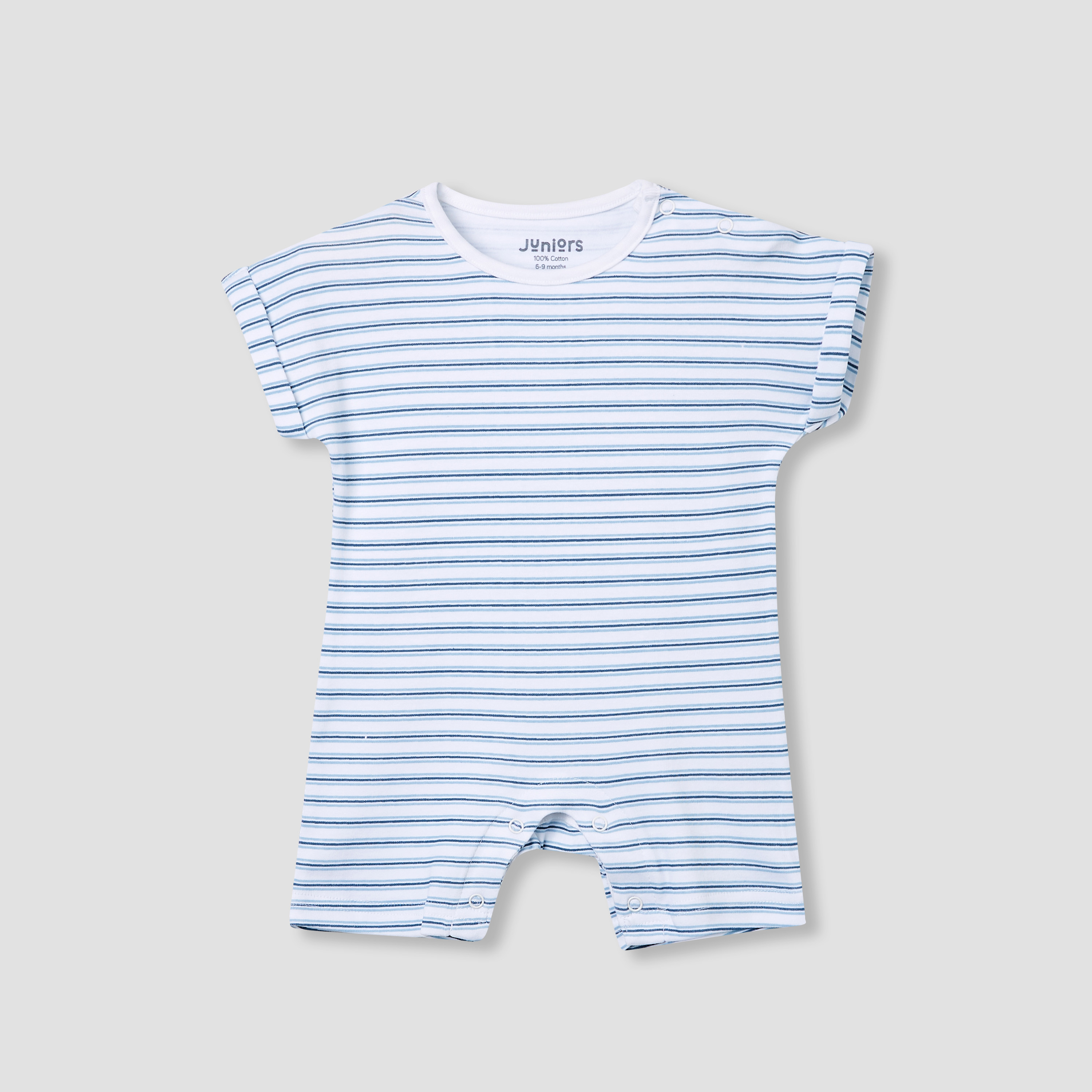 أفرول بأكمام قصيرة وطبعات من جونيورز - طقم من 4-baby-boys-clothing-rompers-image-4