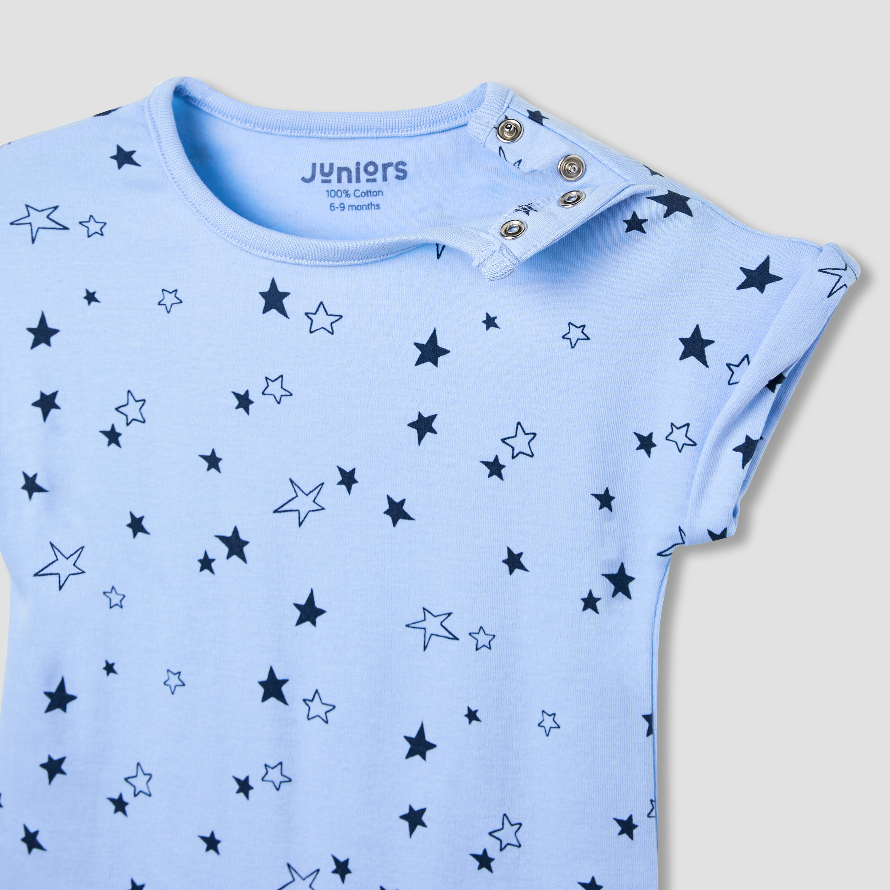 أفرول بأكمام قصيرة وطبعات من جونيورز - طقم من 4-baby-boys-clothing-rompers-image-3