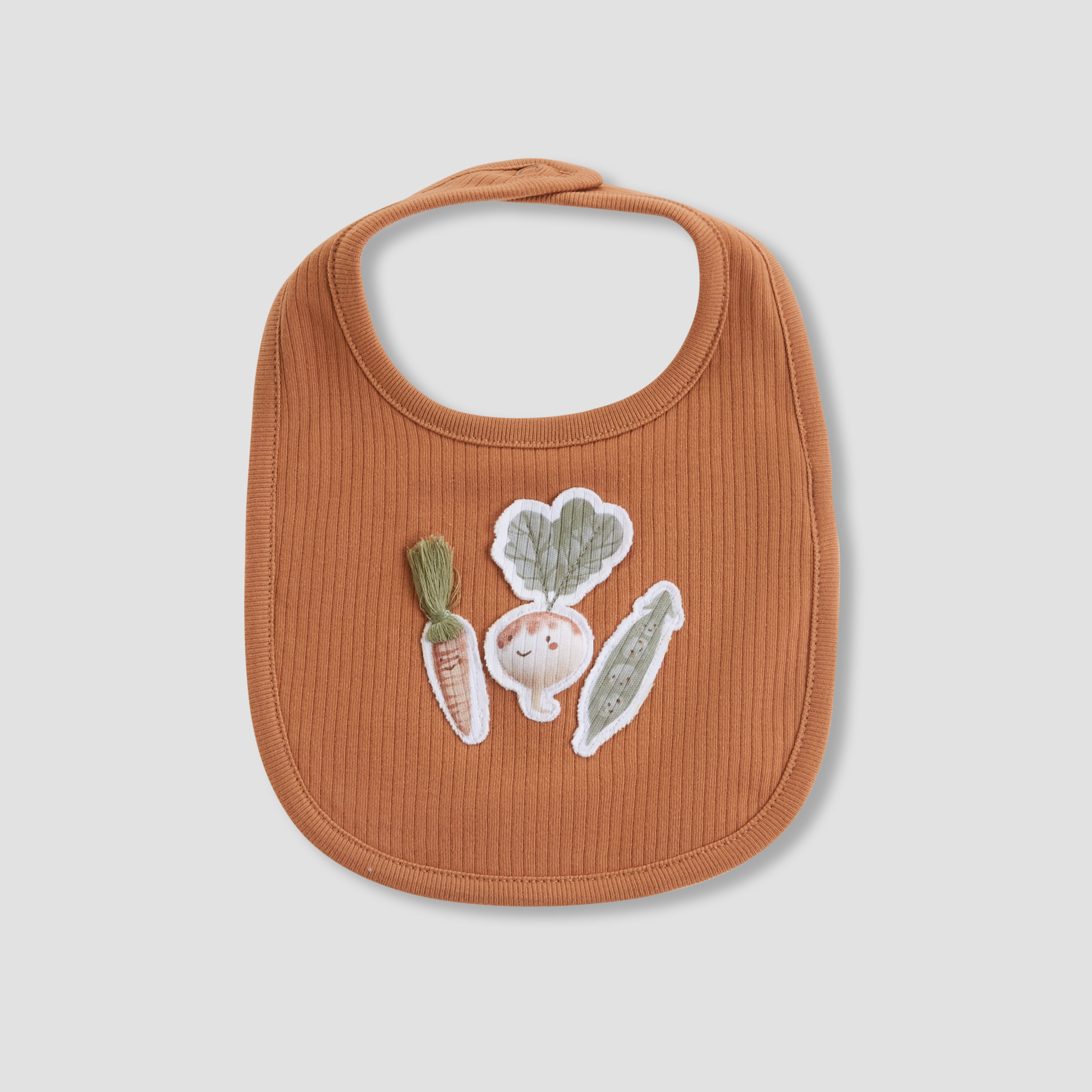 Juniors Baby Bib with Vegetable Print - Cotton - Set of 2-baby-feeding-bibs-image-3