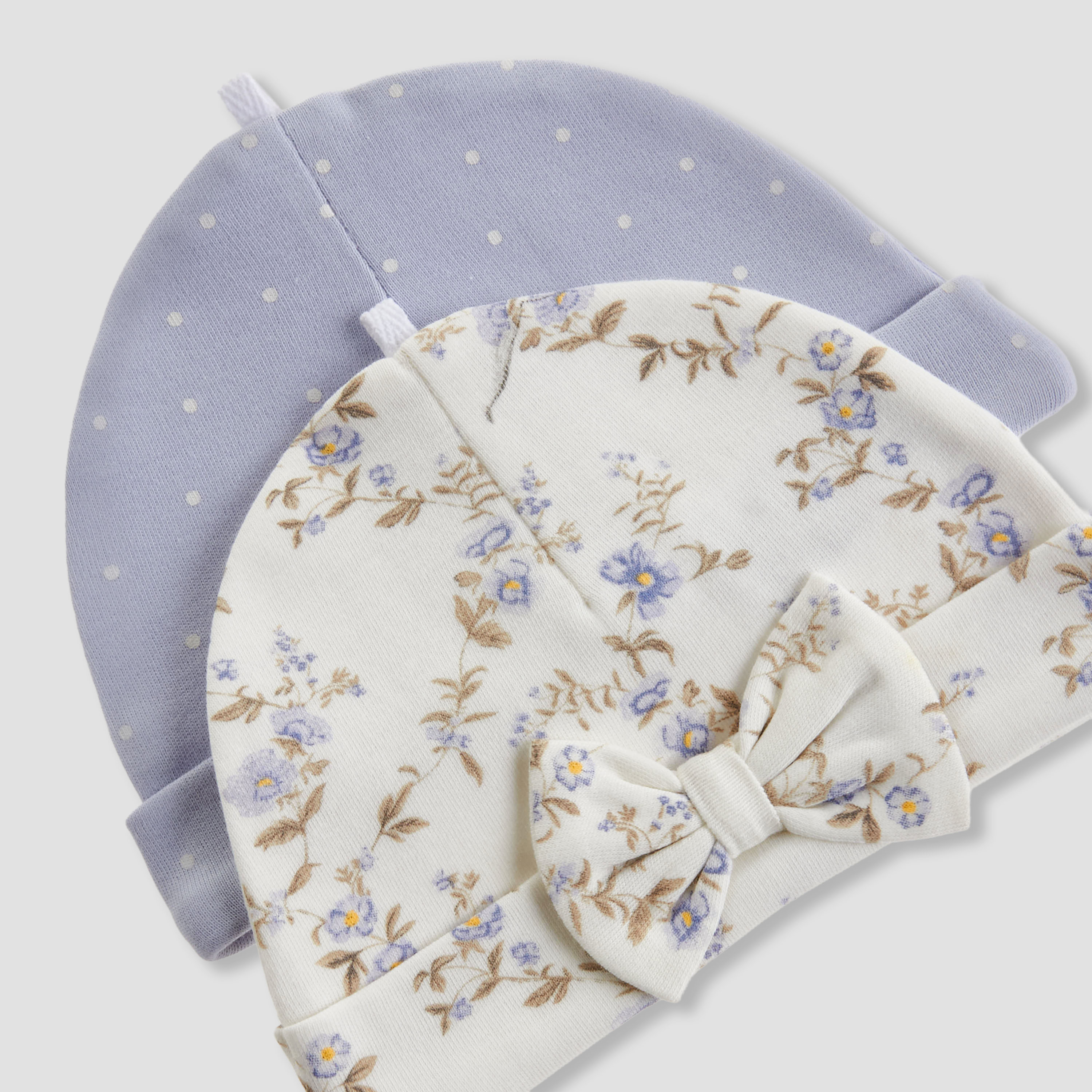 Juniors Girls Cap with Assorted Print - Cotton - Set of 2-baby-girls-accessories-caps-image-6