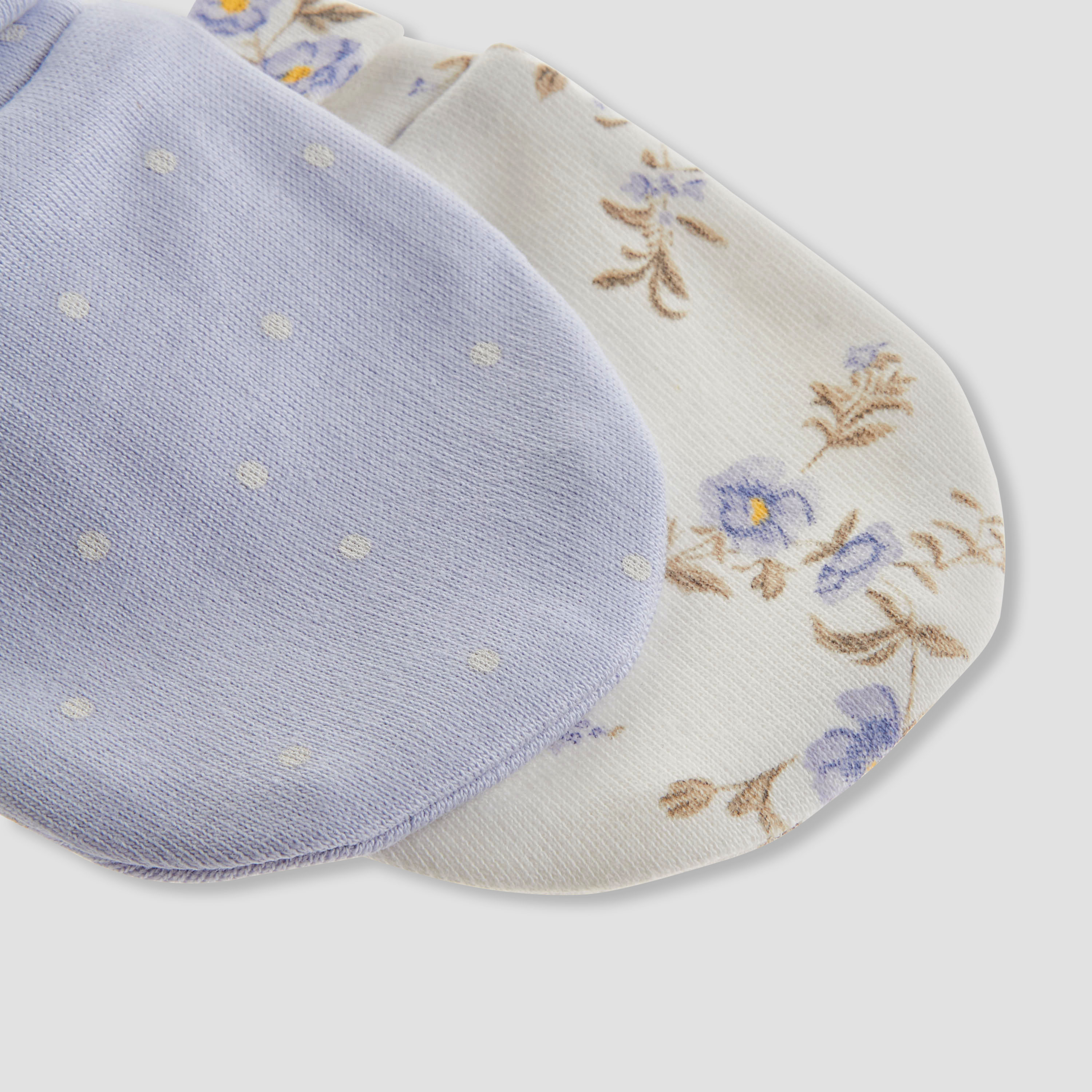 Juniors Girls Mittens with Assorted Print - Cotton - Set of 2-baby-girls-accessories-mittens-image-5