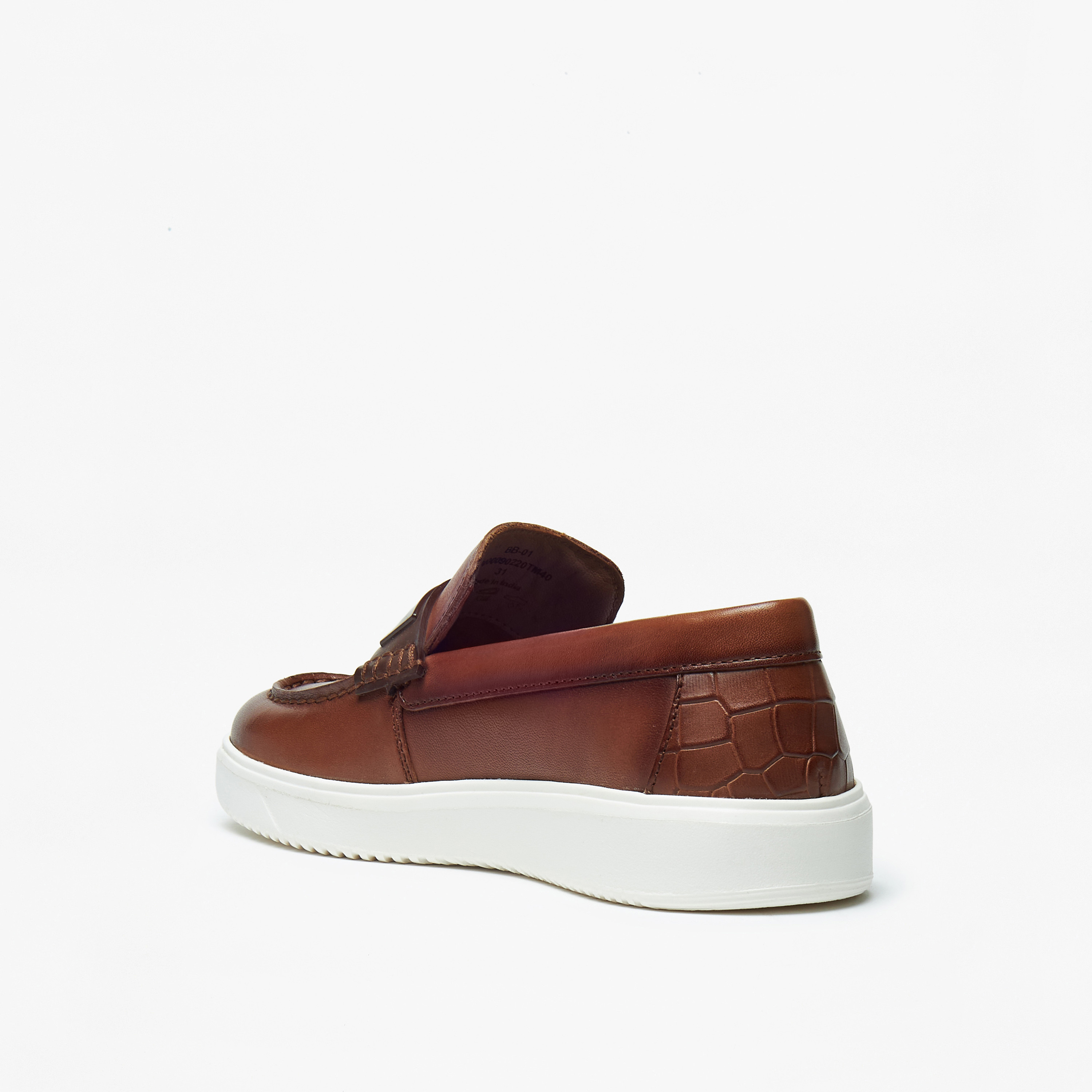 Mister Duchini Solid Slip On Loafers