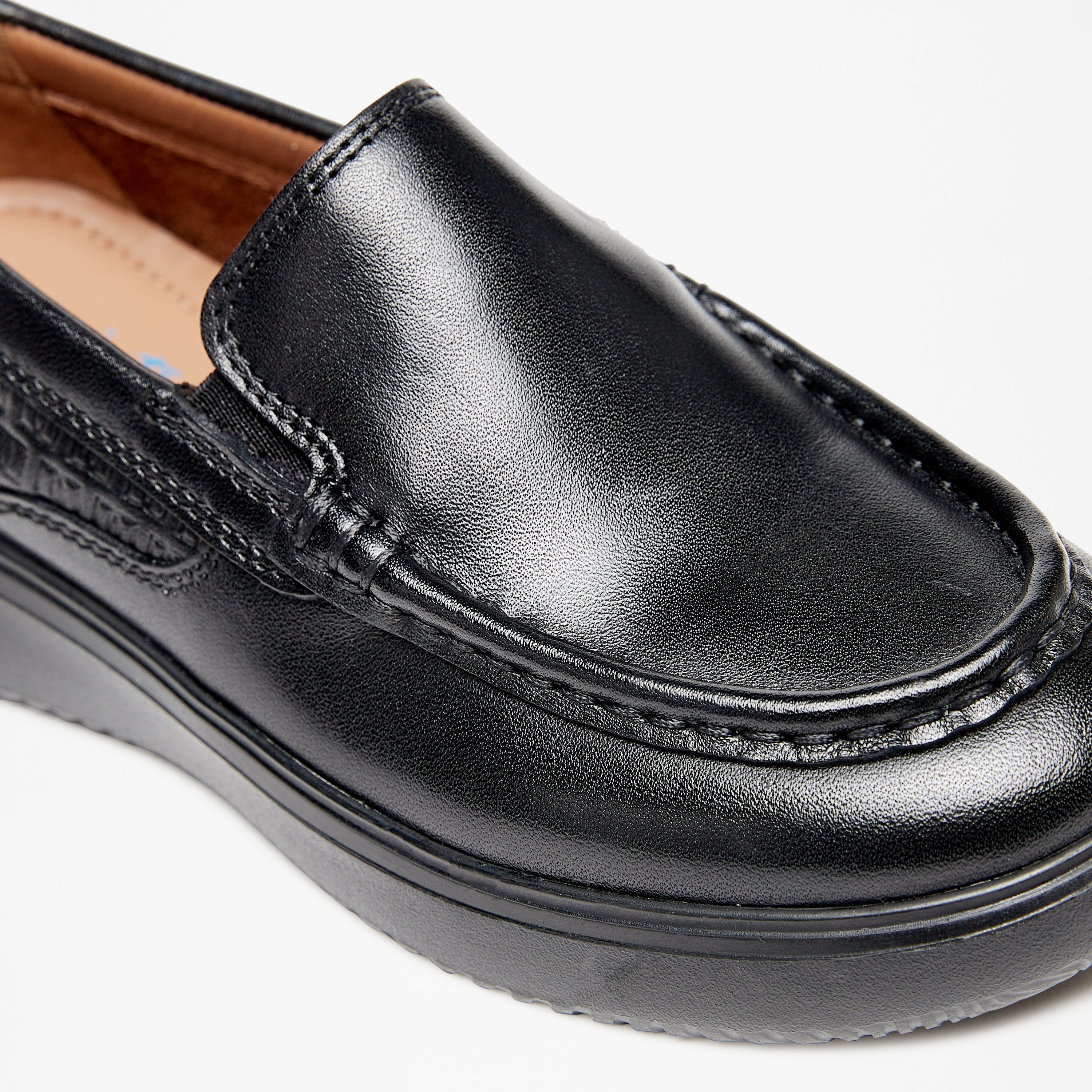 حذاء سادة سهل الارتداء من مستر دوتشيني-boys-shoes-loafers-image-1