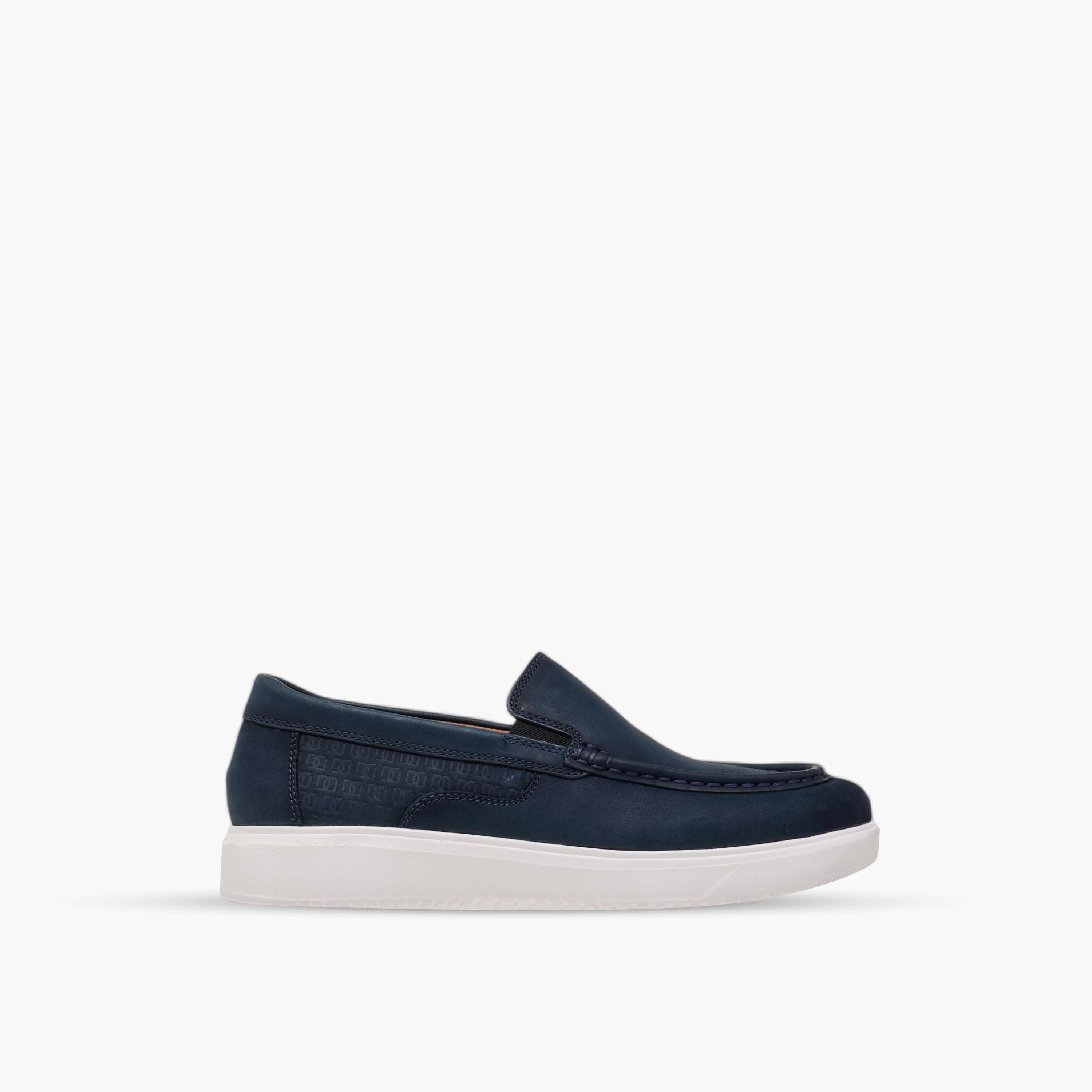 Mister Duchini Textured Slip-On Loafers-boys-shoes-loafers-image-3