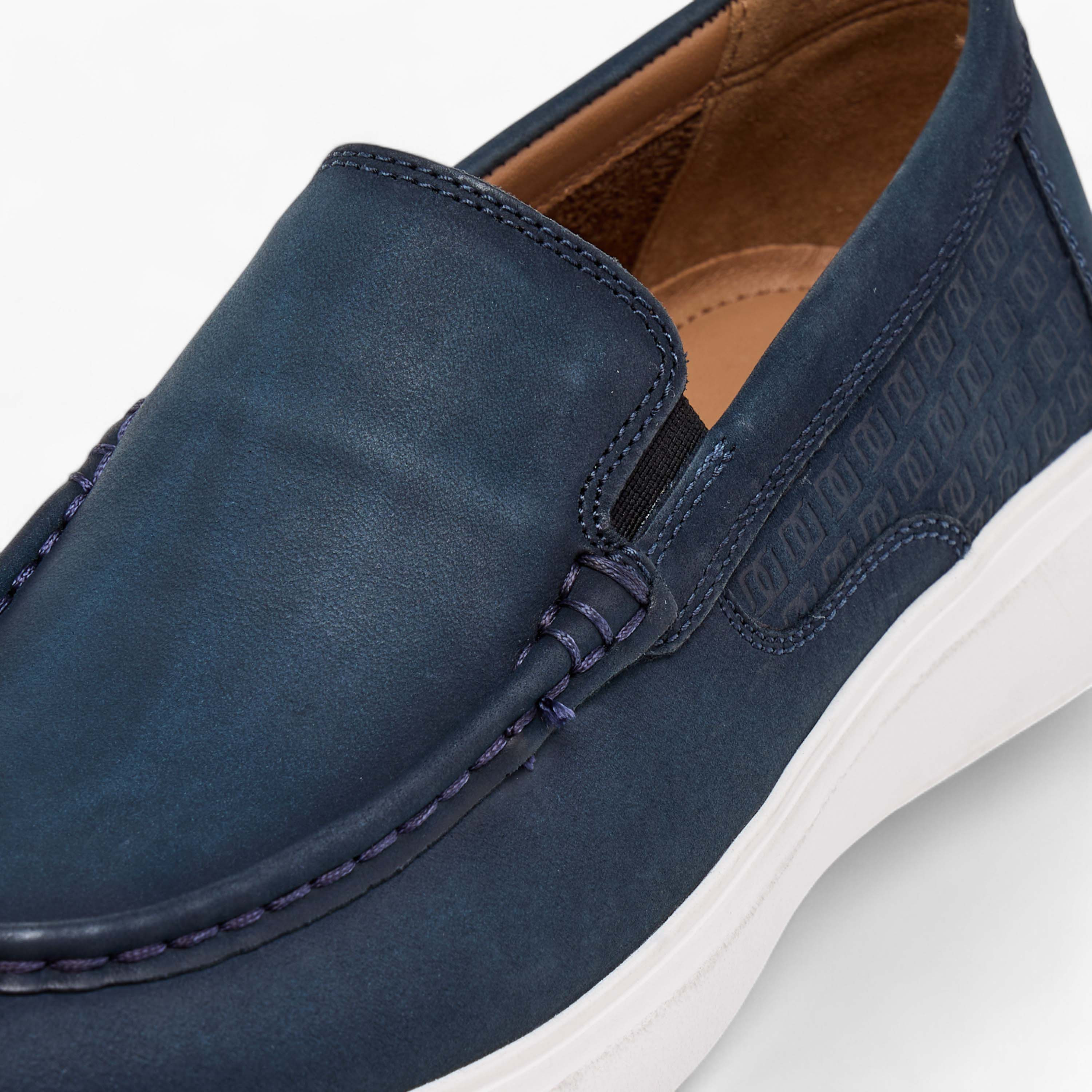 Mister Duchini Textured Slip-On Loafers-boys-shoes-loafers-image-4