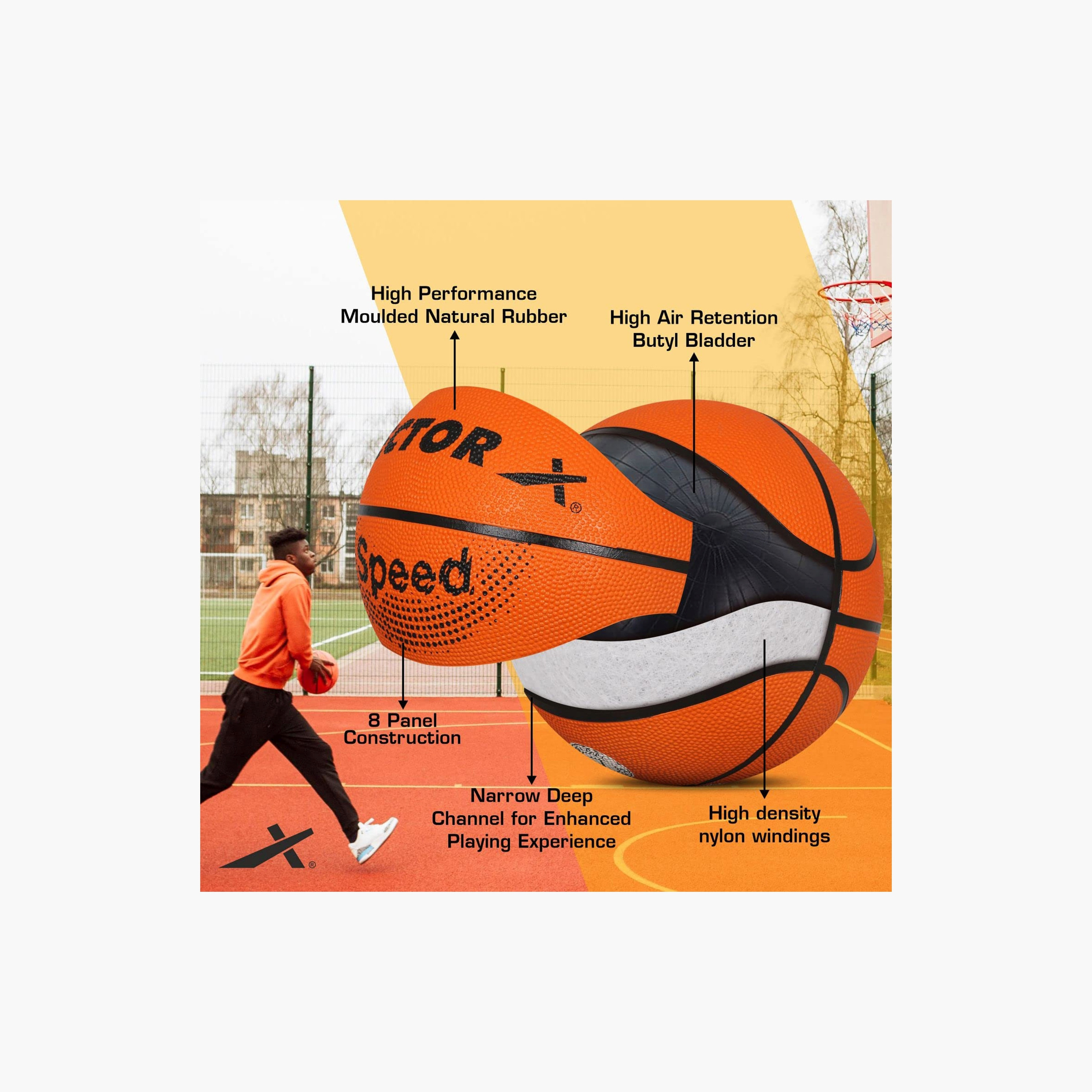 Vector X Basketball, Size-7, Speed-toys-outdoor-activity-image-3
