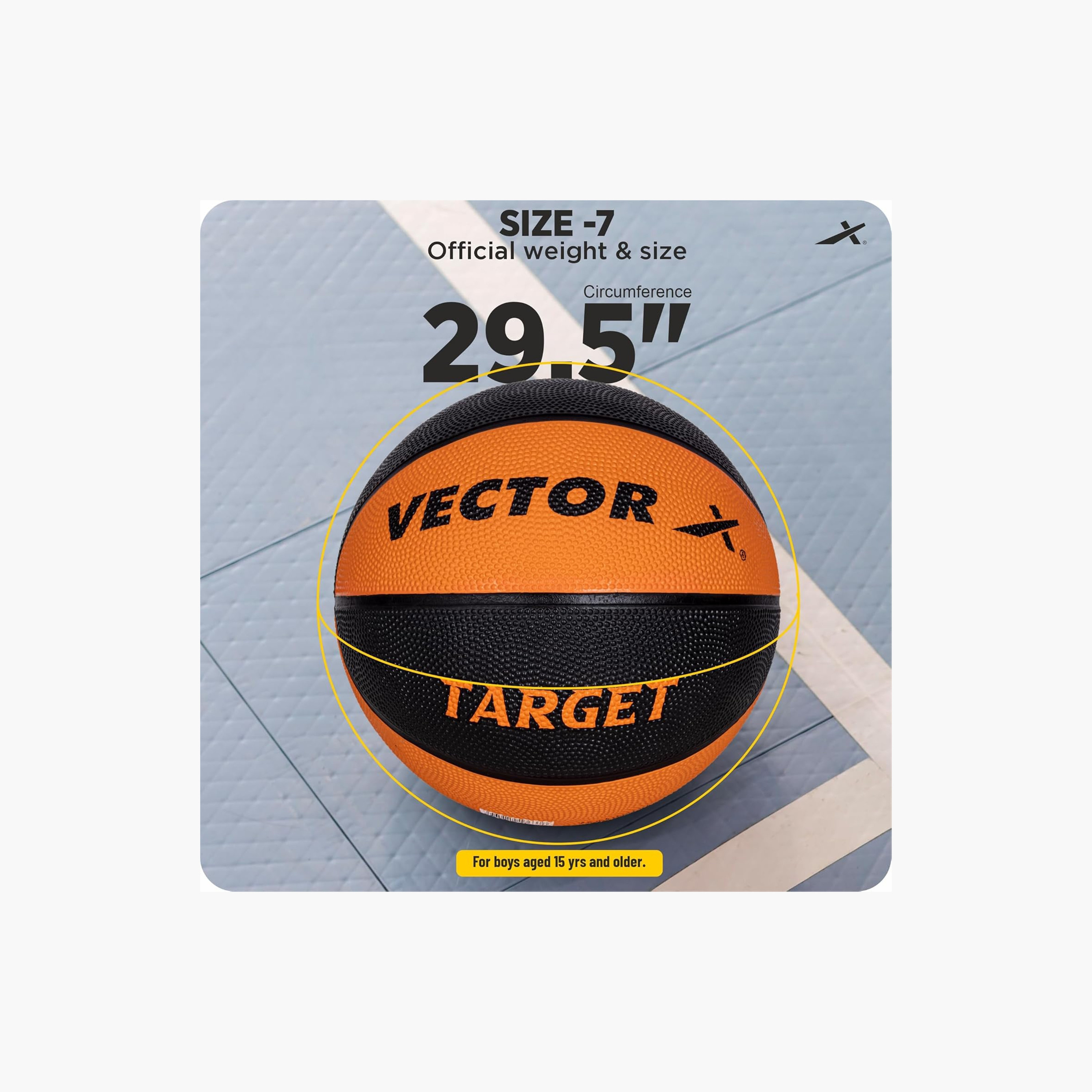 Vector X Basketball, Size-7, Target-toys-outdoor-activity-image-2