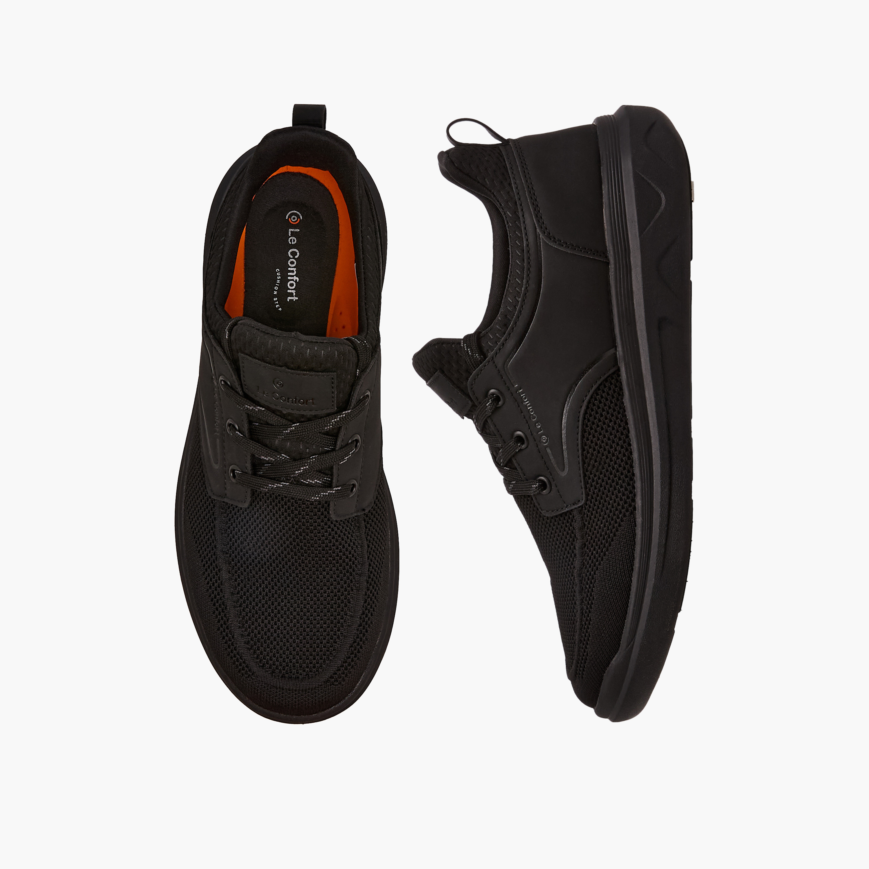 Le Confort Men Lace-Up Ankle Sneakers-men-shoes-sneakers-image-1