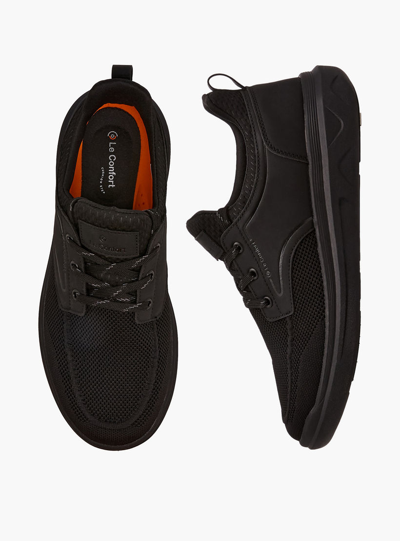 Le Confort Men Lace-Up Ankle Sneakers-men-shoes-sneakers-image-1