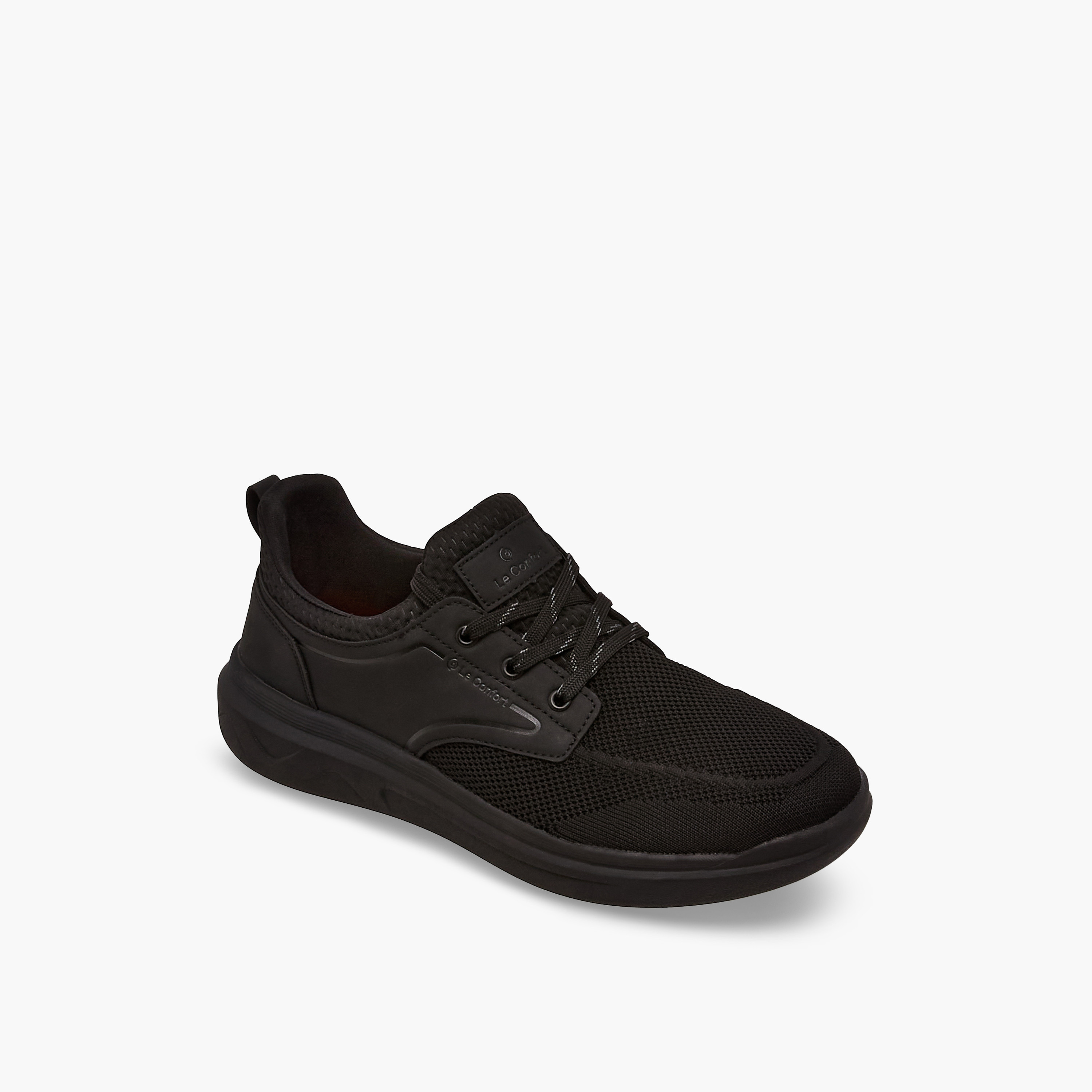 Le Confort Men Lace-Up Ankle Sneakers-men-shoes-sneakers-image-2