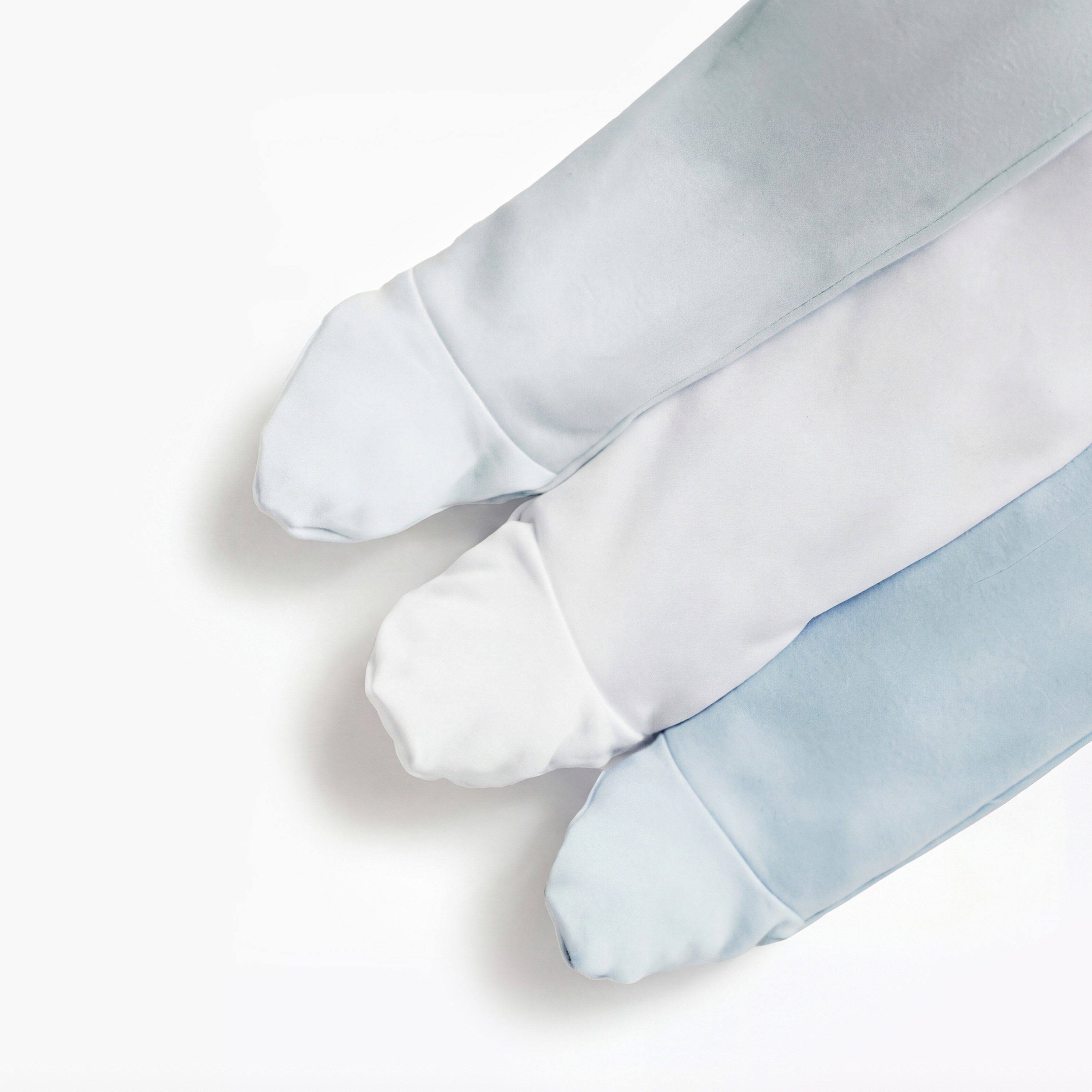 Juniors Solid Closed Feet Sleepsuit with Zip Closure - Set of 3-baby-girls-clothing-nightwear-sleepsuits-image-6