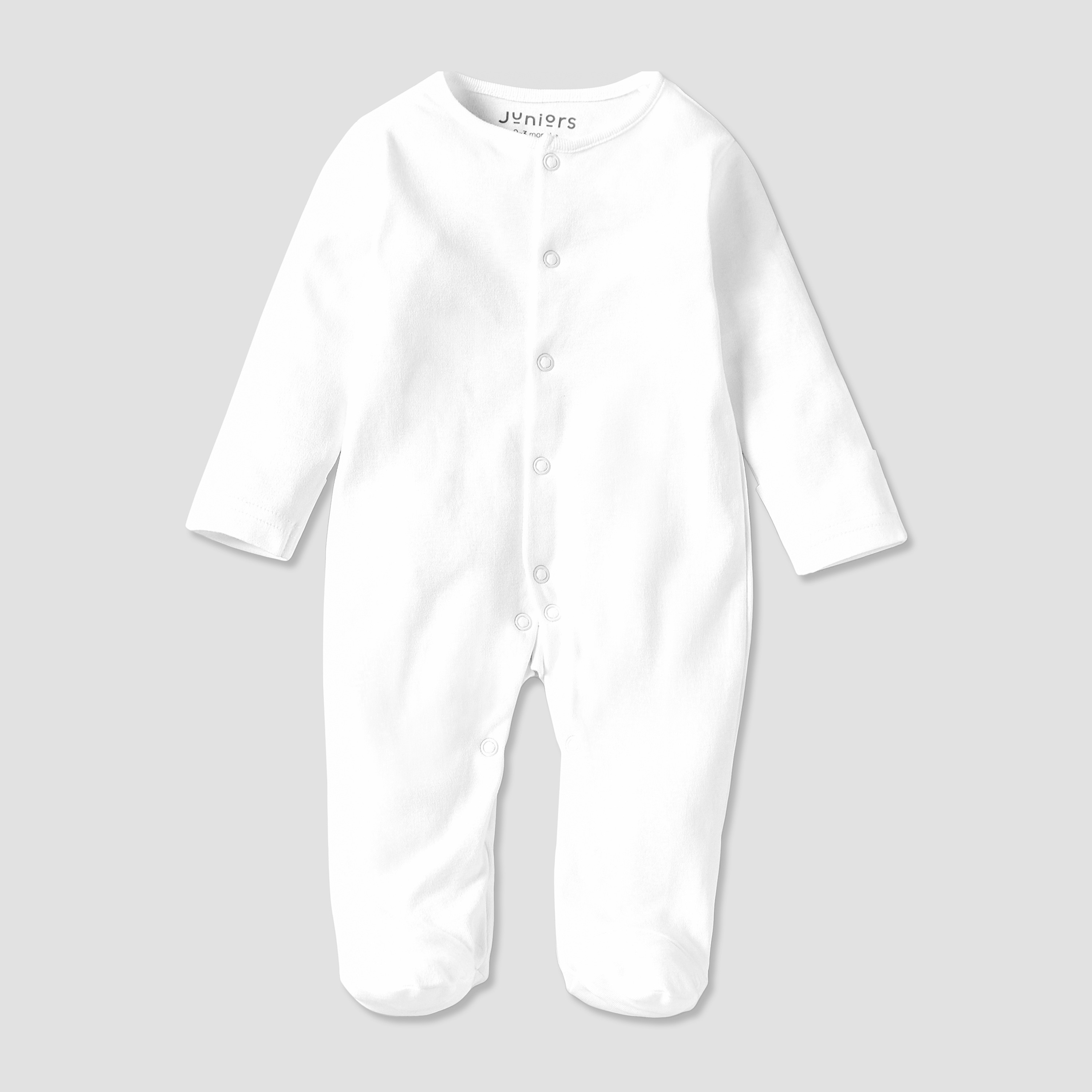Juniors Solid Sleepsuit-baby-girls-clothing-nightwear-sleepsuits-image-2