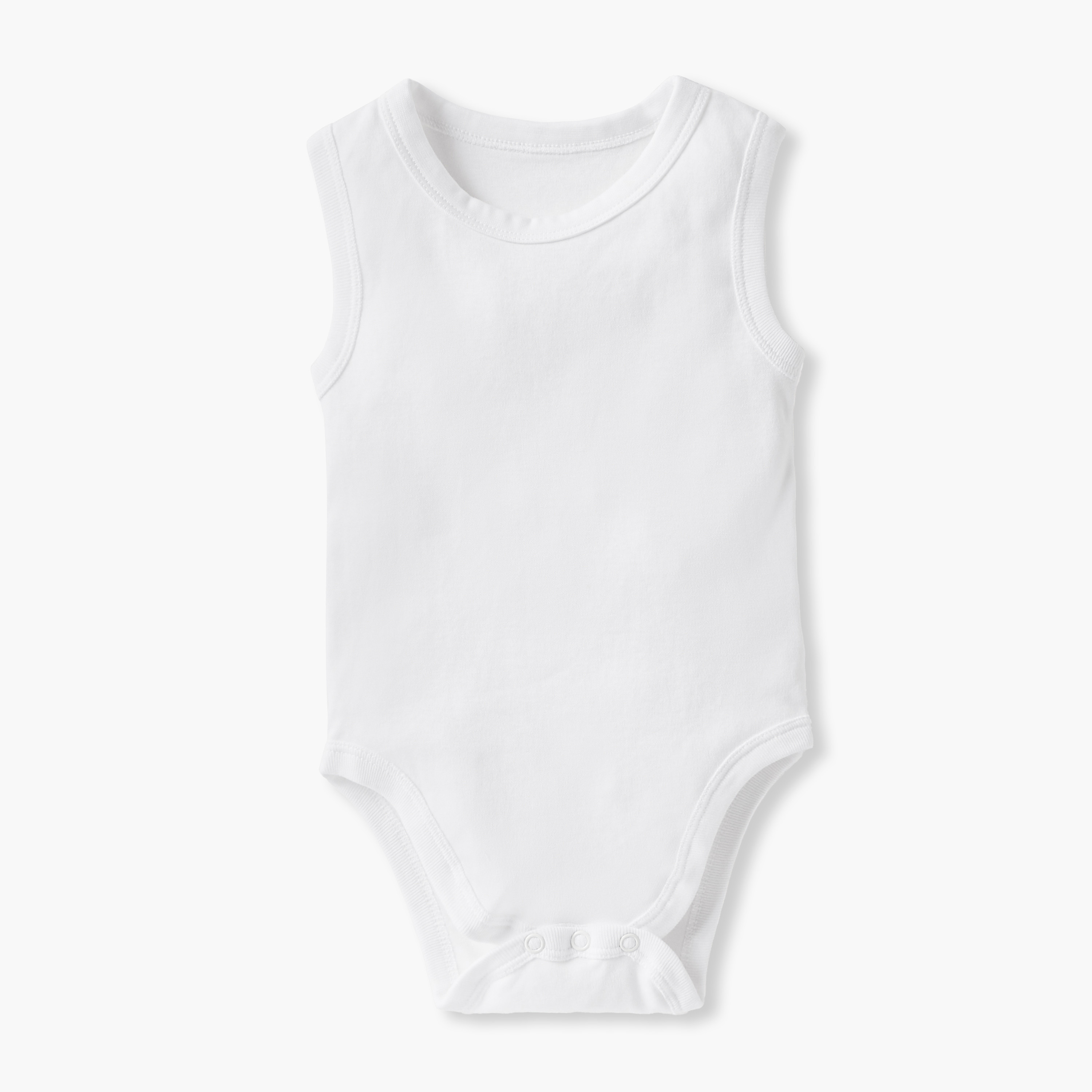 بودي سوت سادة دون أكمام بأزرار إغلاق من جونيورز - طقم من 3 قطع-baby-boys-clothing-bodysuits-image-3