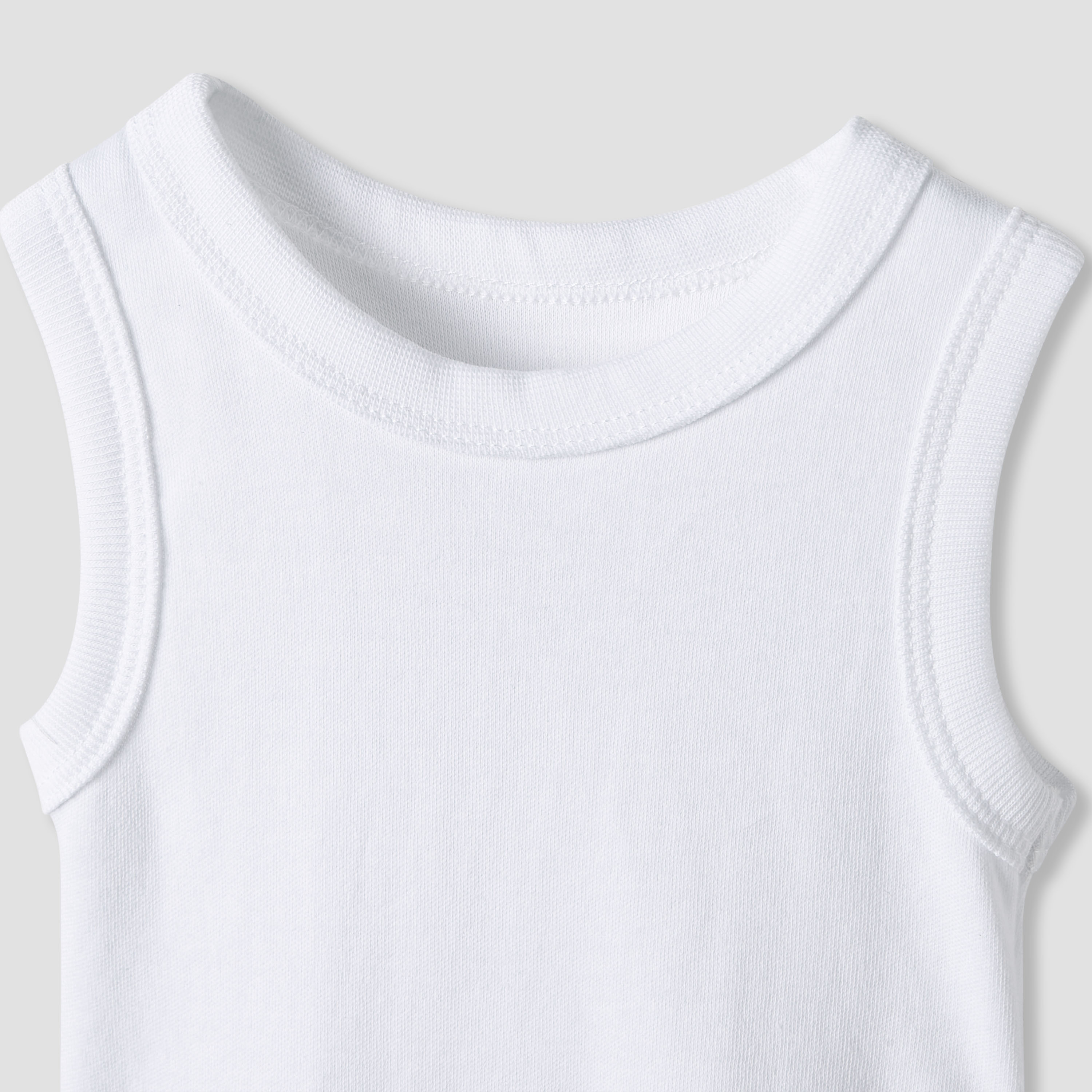 بودي سوت سادة دون أكمام بأزرار إغلاق من جونيورز - طقم من 3 قطع-baby-boys-clothing-bodysuits-image-5