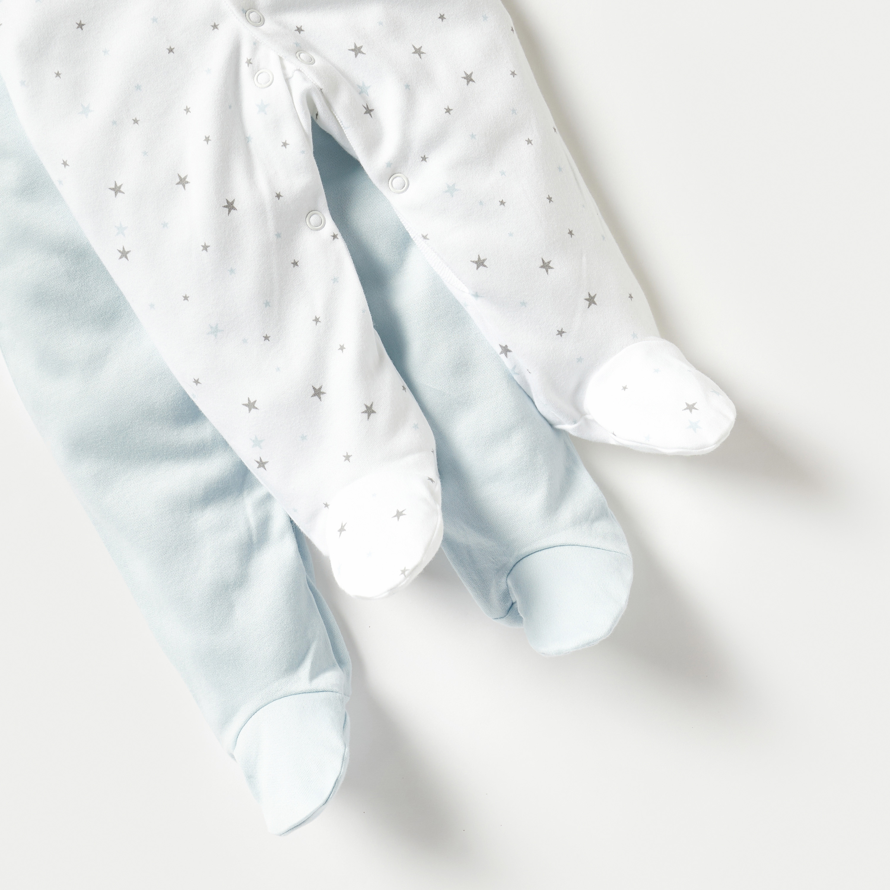 بدلة نوم بأكمام طويلة وأزرار إغلاق وطبعات من جونيورز - طقم من قطعتين-baby-boys-clothing-nightwear-sleepsuits-image-5
