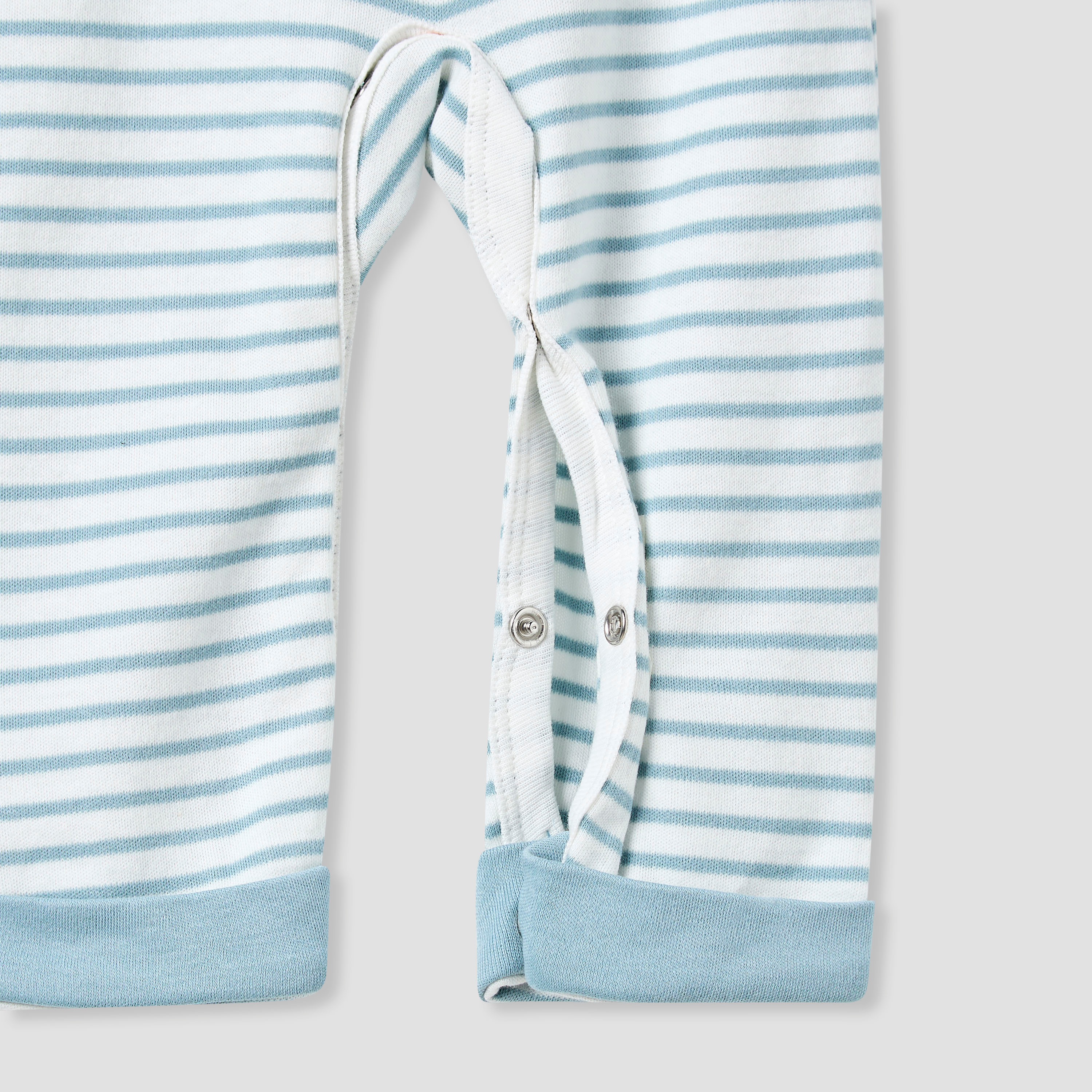 Juniors Striped Sleepsuit with Pocket-baby-boys-clothing-nightwear-sleepsuits-image-4