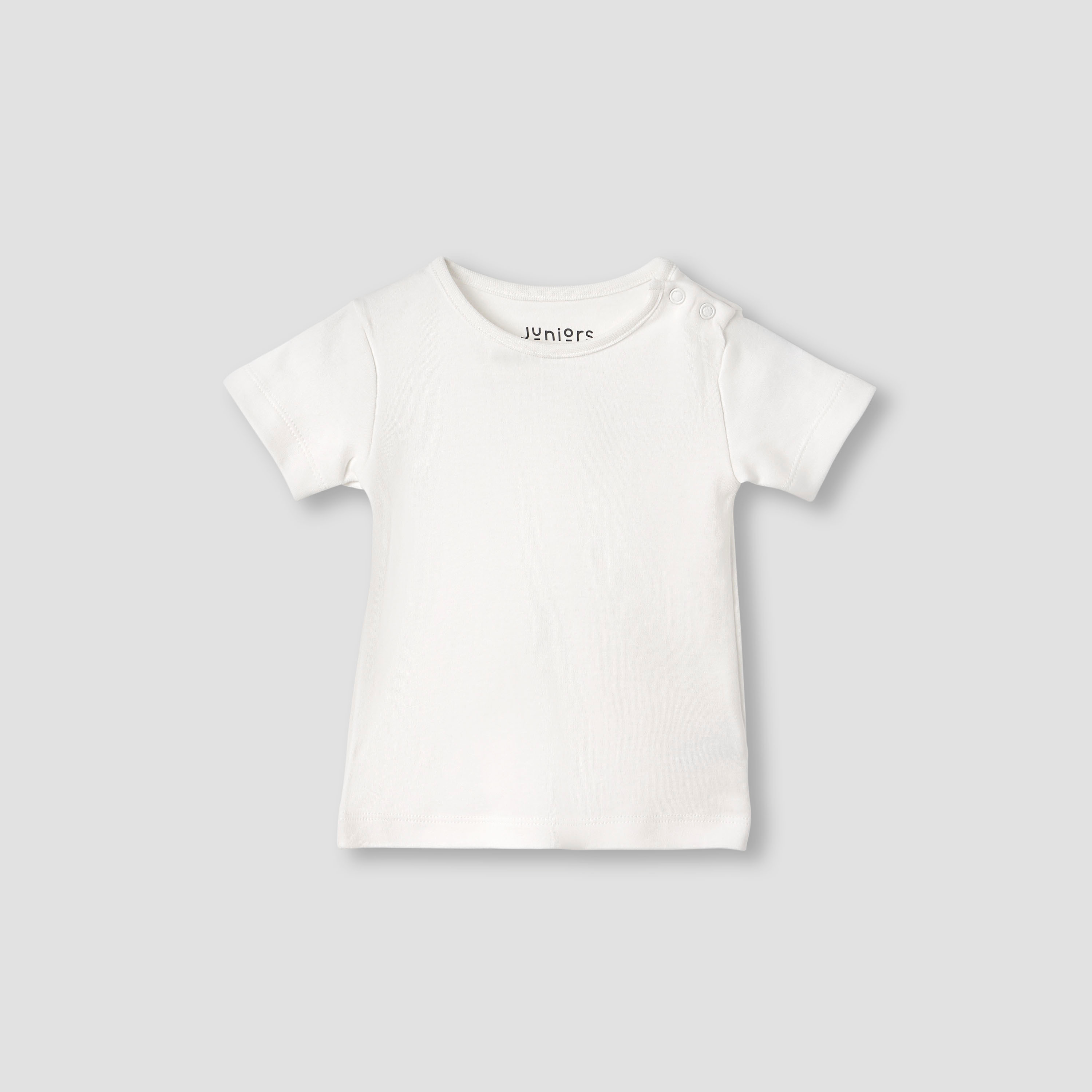 Juniors Solid Dungarees and T-shirt Set-baby-boys-clothing-rompers-image-3