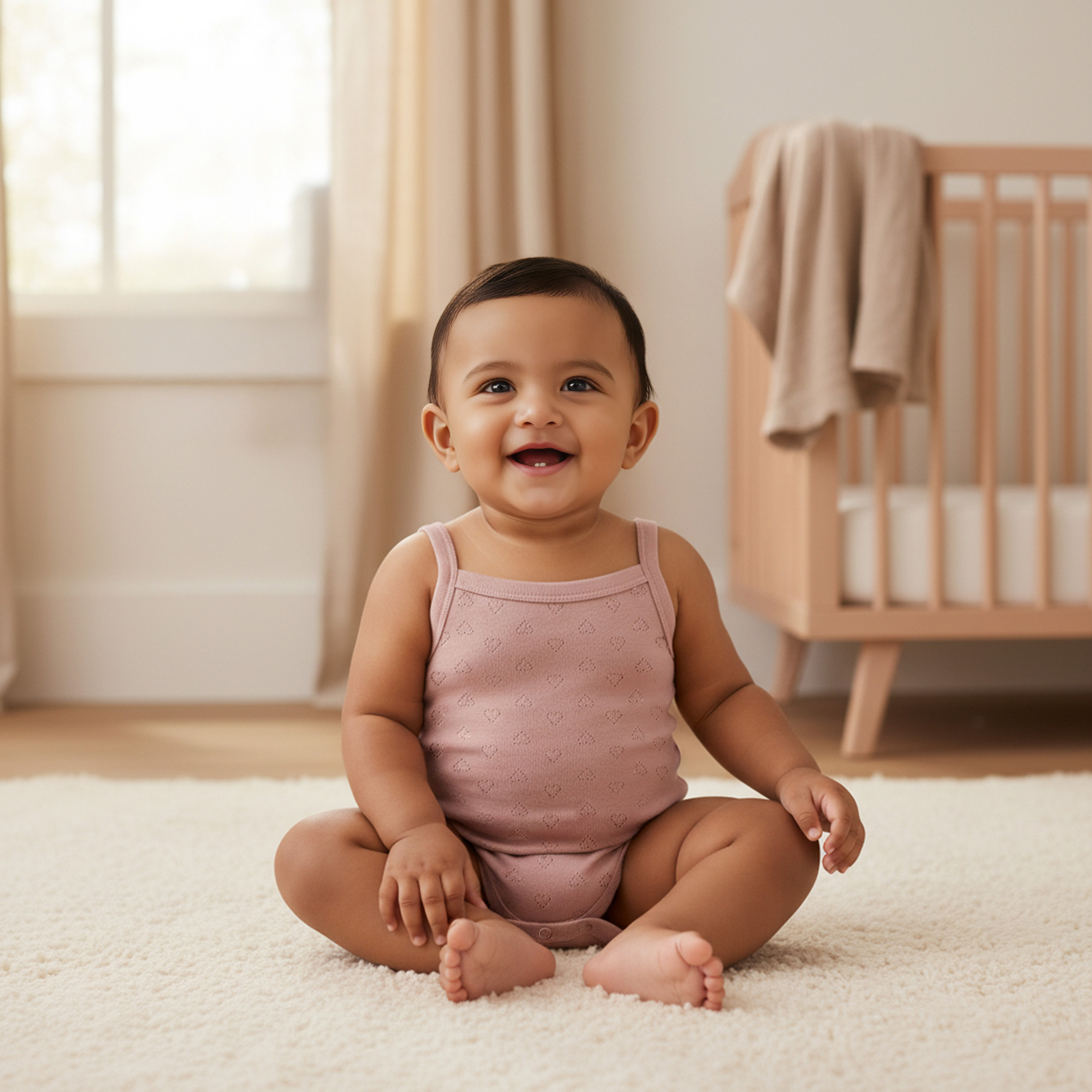 بودي سوت بارز الملمس دون أكمام من جونيورز - طقم 5 قطع-baby-girls-clothing-bodysuits-image-5