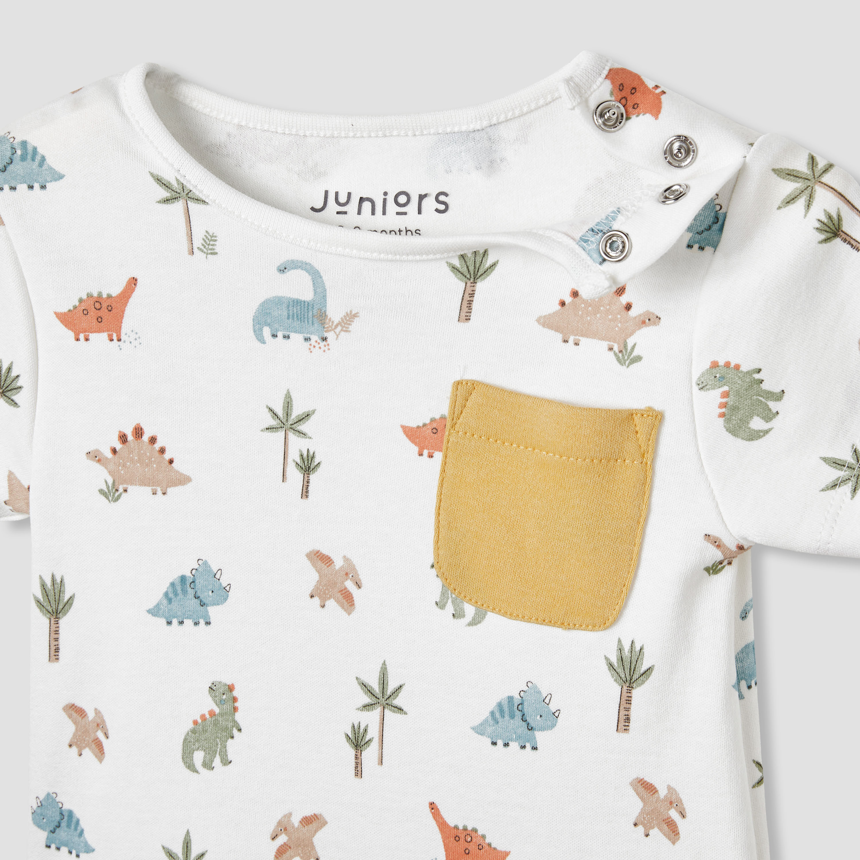 رومبر بطبعات وأكمام قصيرة من جونيورز-baby-boys-clothing-rompers-image-2