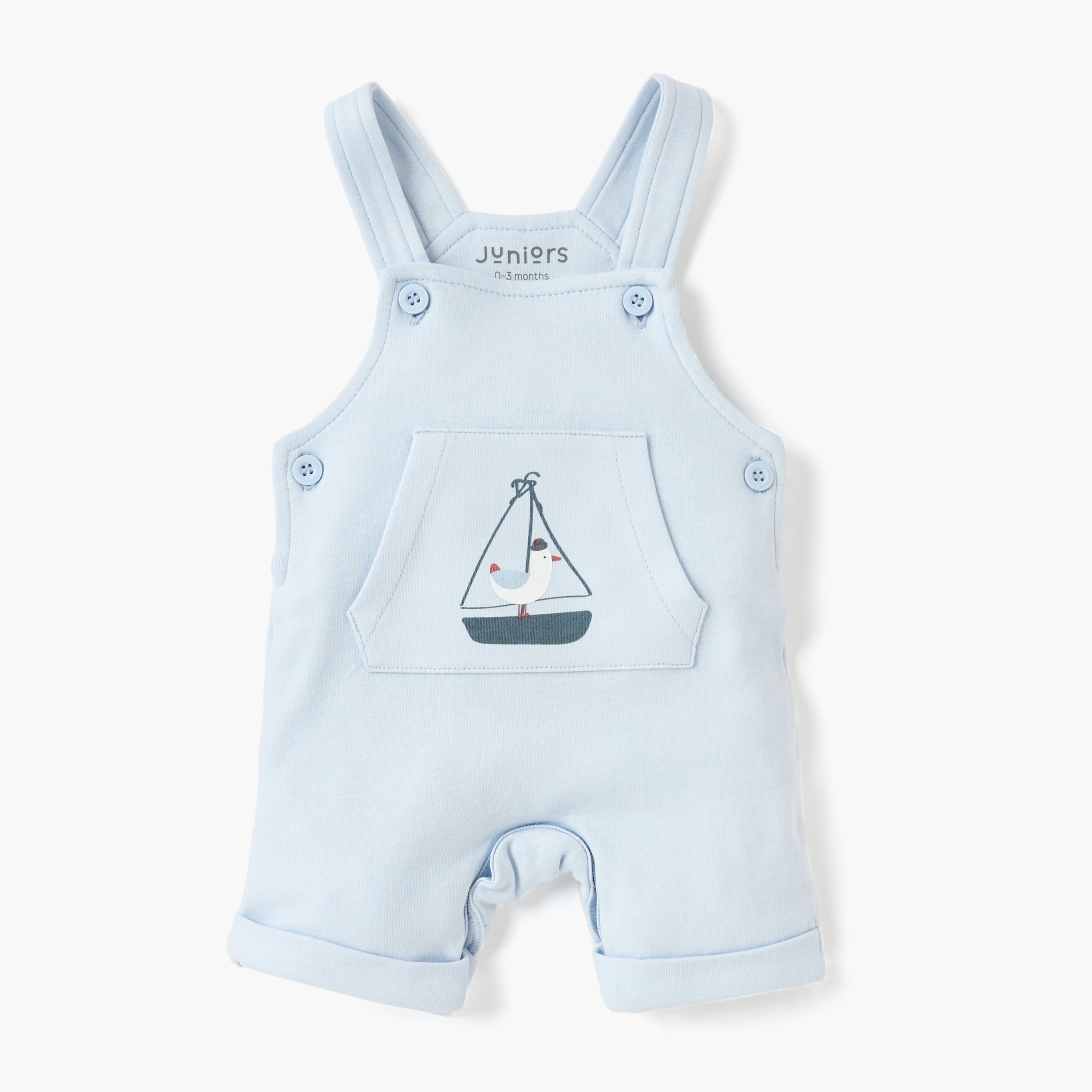 طقم تيشيرت ودنغري بطبعات نوتيكا من جونيورز-baby-boys-clothing-rompers-image-2