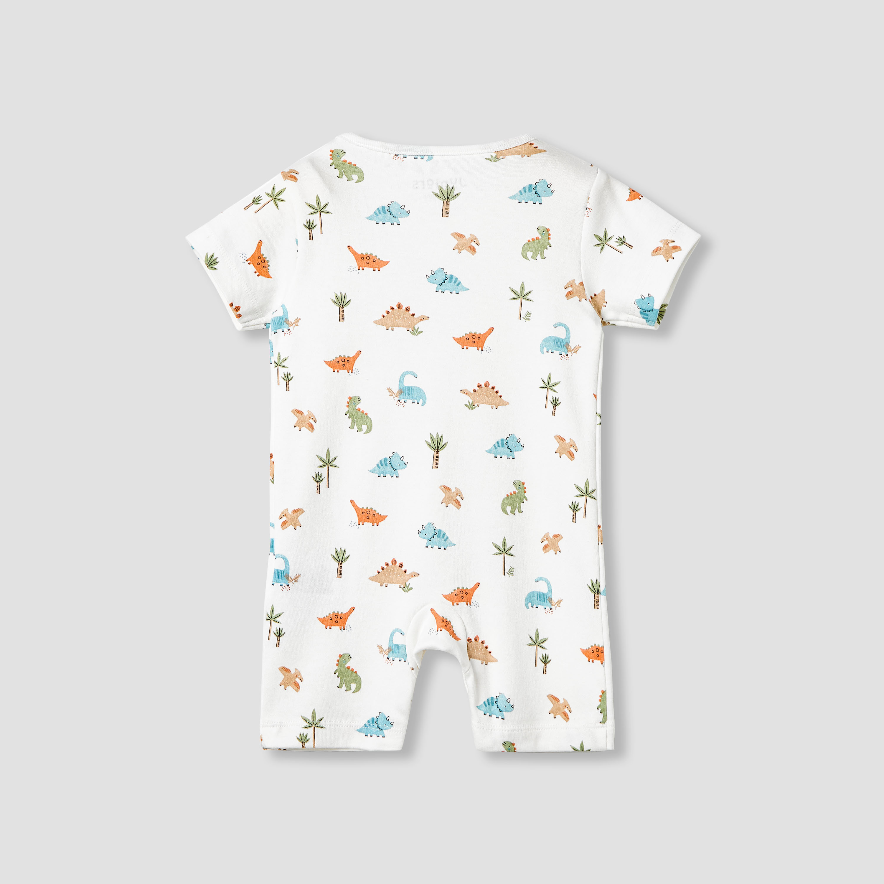 أفرول بطبعات ديناصورات بأكمام قصيرة من جونيورز-baby-boys-clothing-rompers-image-2
