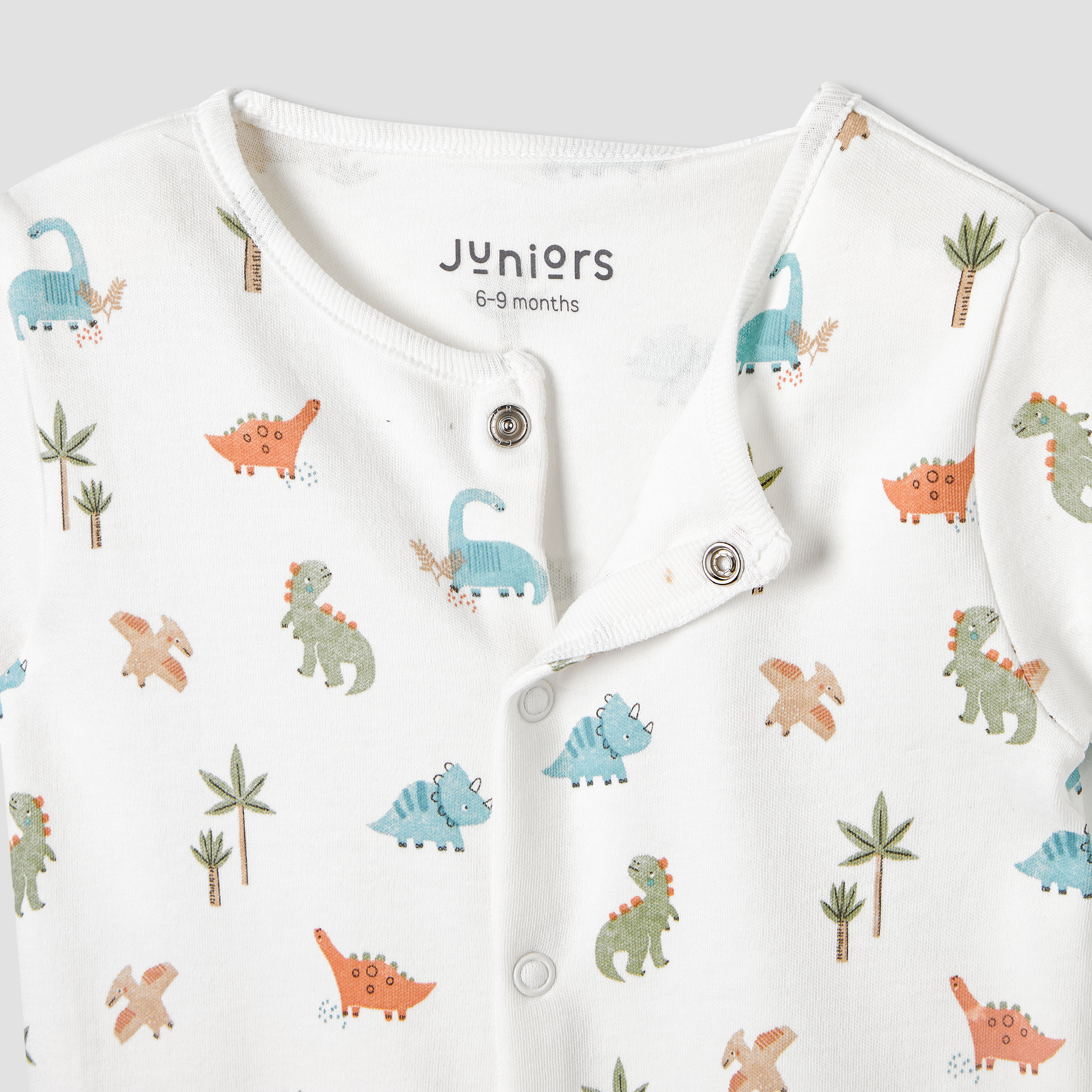 أفرول بطبعات ديناصورات بأكمام قصيرة من جونيورز-baby-boys-clothing-rompers-image-3