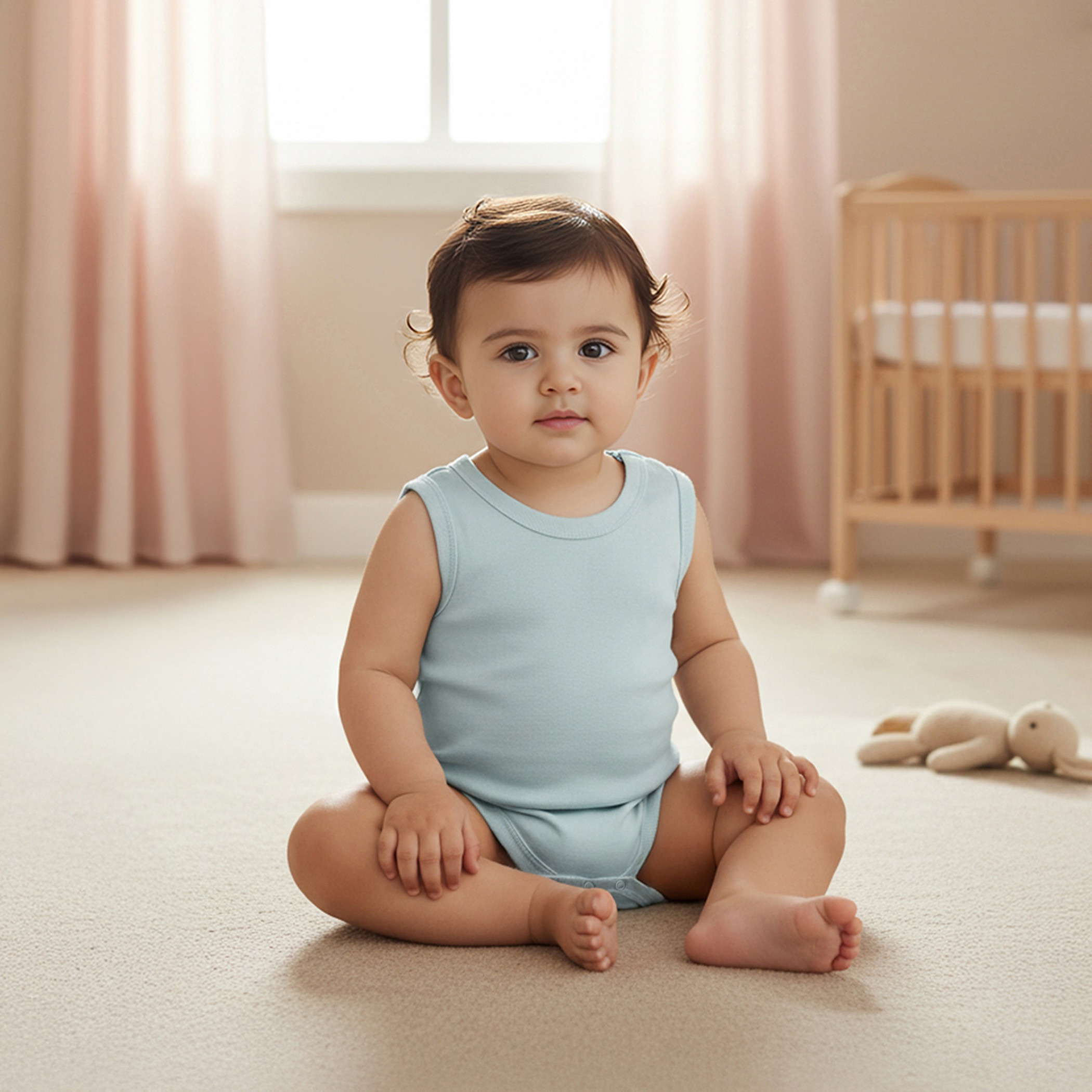 Juniors Sleeveless Bodysuit with Snap Button Closure-promo_babyshop_Buy5for59_BAH130126-image-1
