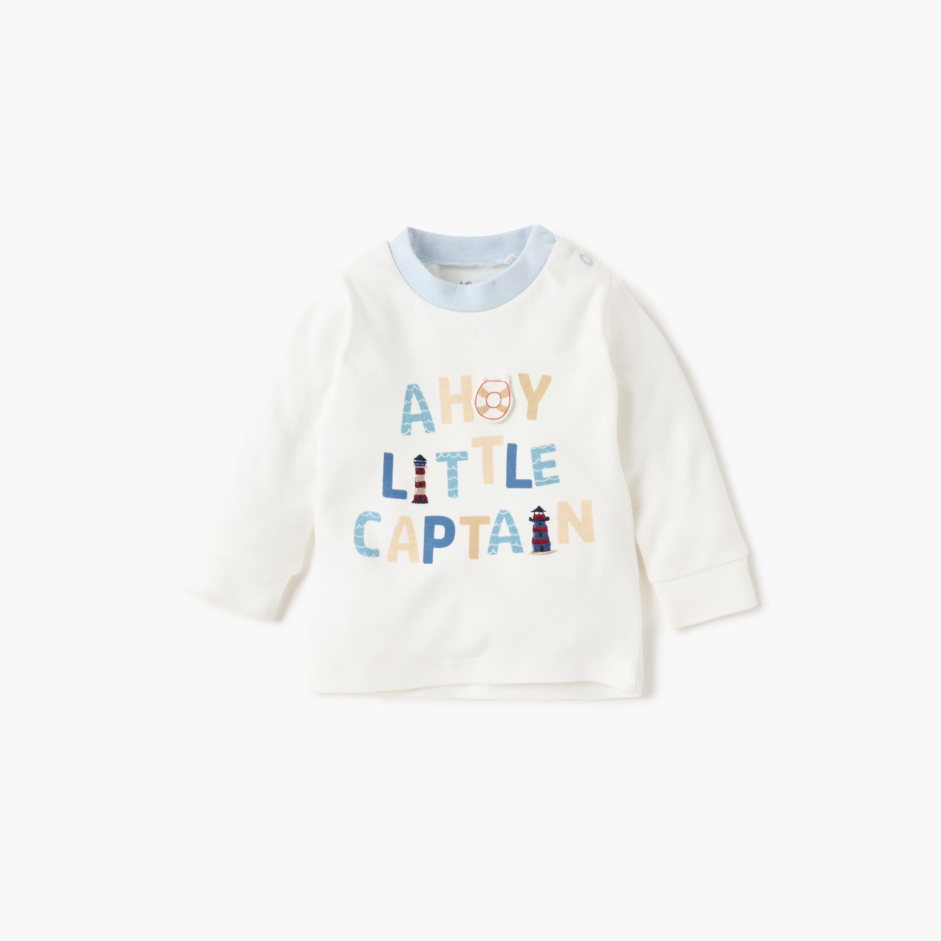 Juniors Printed T-shirt and Pyjama Set-baby-boys-clothing-nightwear-pyjamasets-image-2