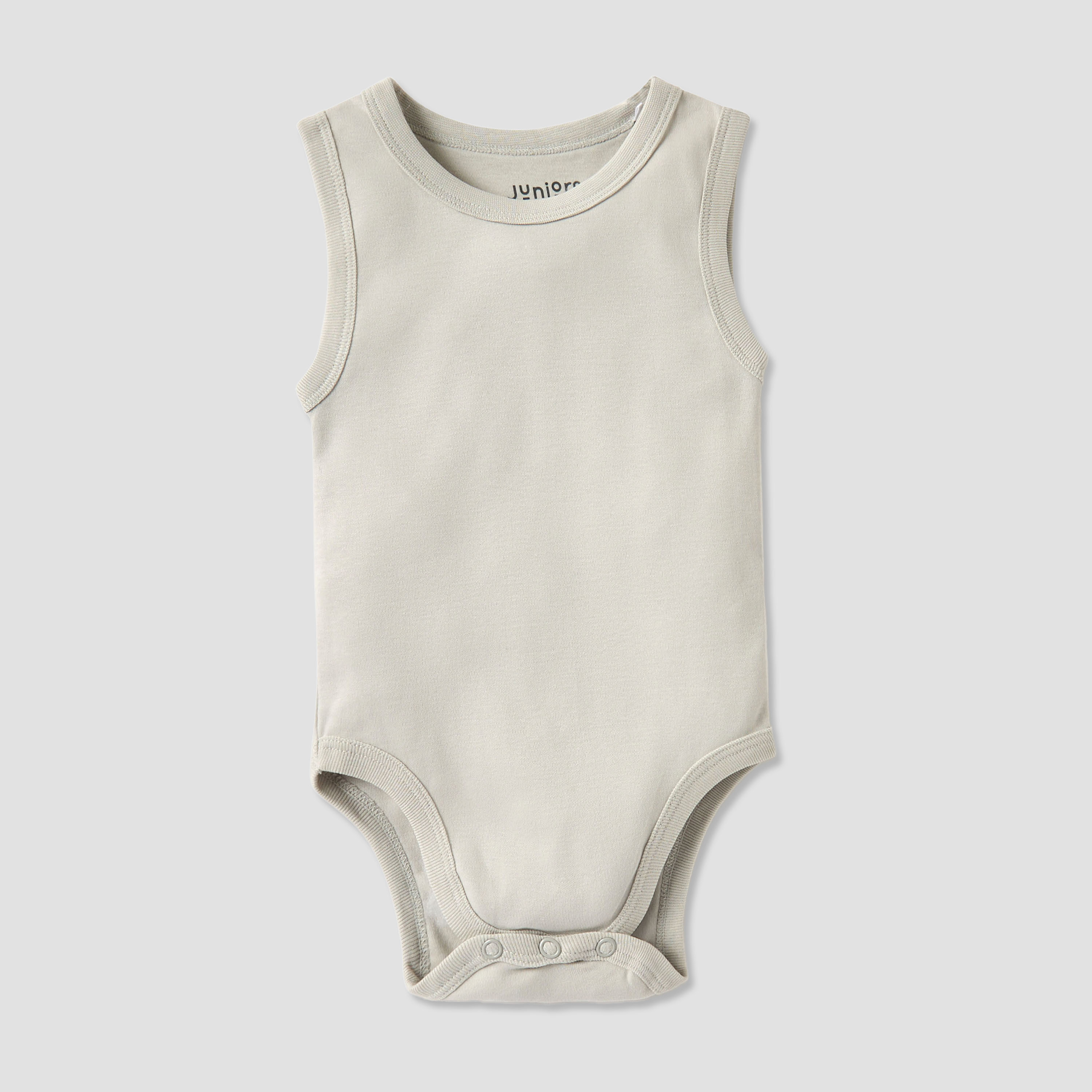 Juniors Sleeveless Bodysuit with Snap Button Closure-baby-boys-clothing-bodysuits-image-2