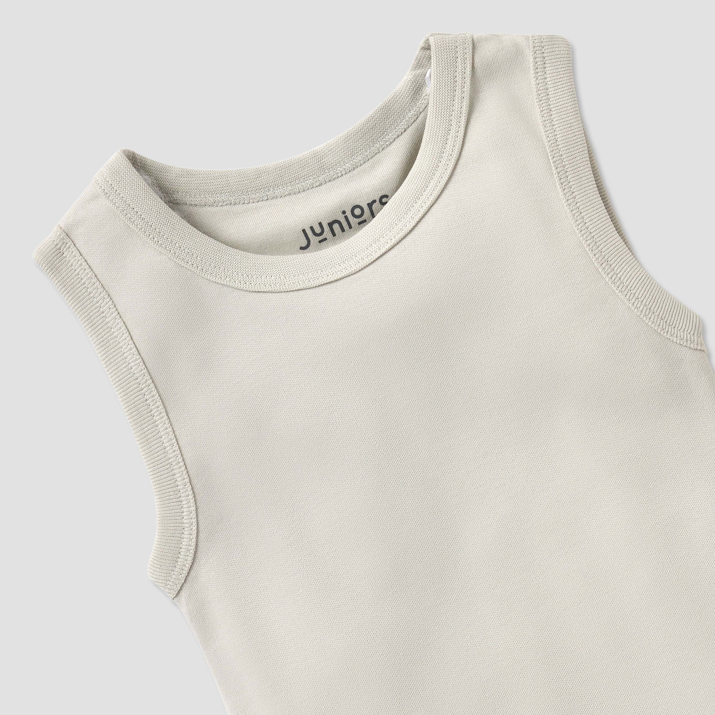 Juniors Sleeveless Bodysuit with Snap Button Closure-baby-boys-clothing-bodysuits-image-4