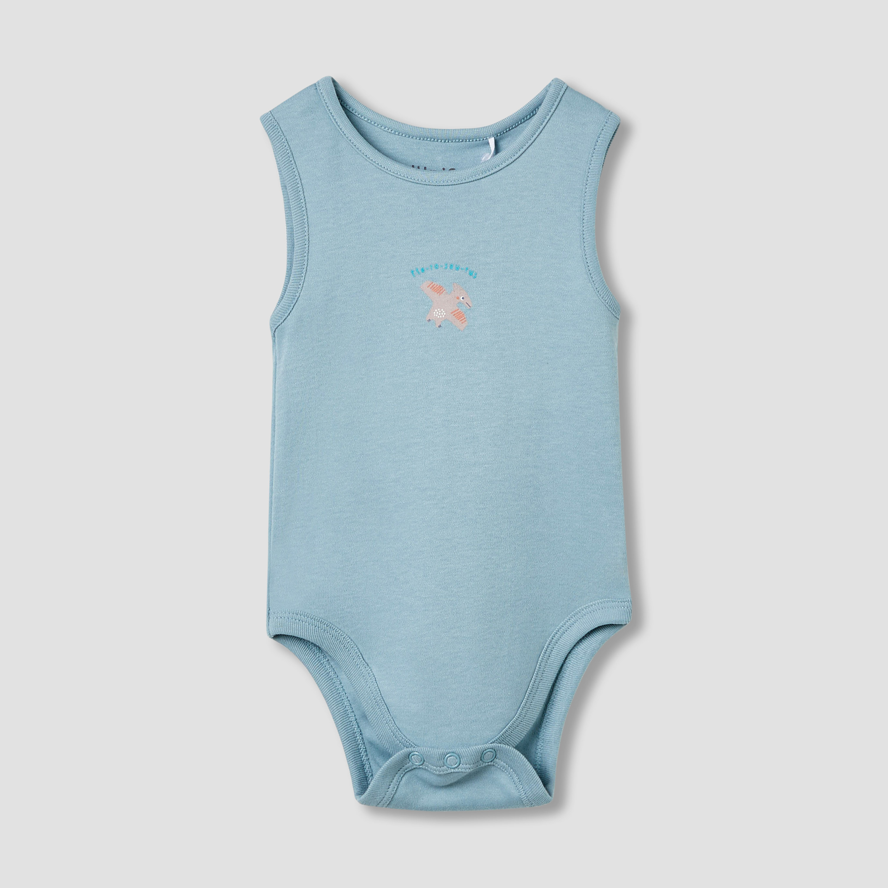 Juniors Assorted Sleeveless Bodysuit with Button Closure - Set of 2-baby-boys-clothing-bodysuits-image-2